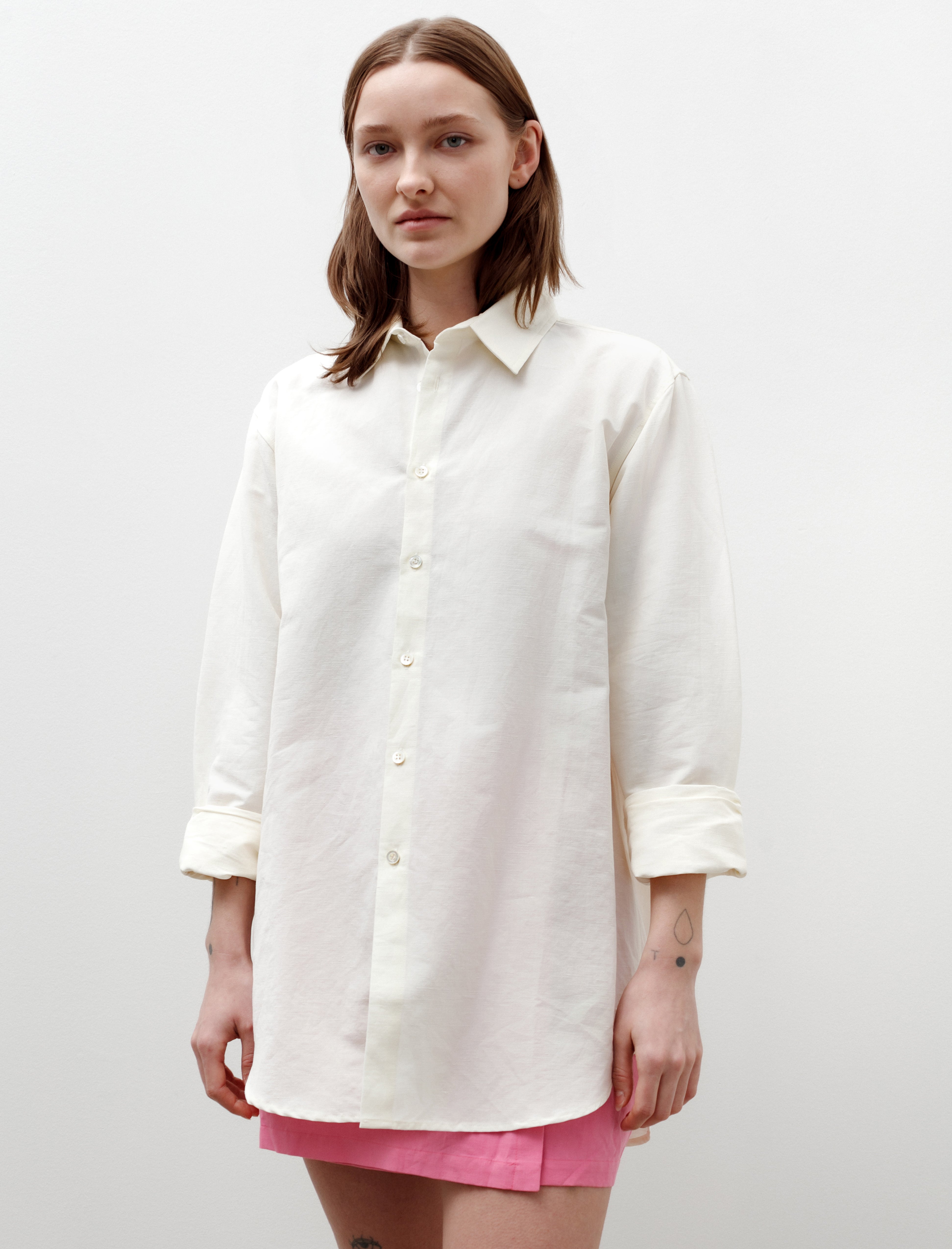 Lido Linen Shirt White