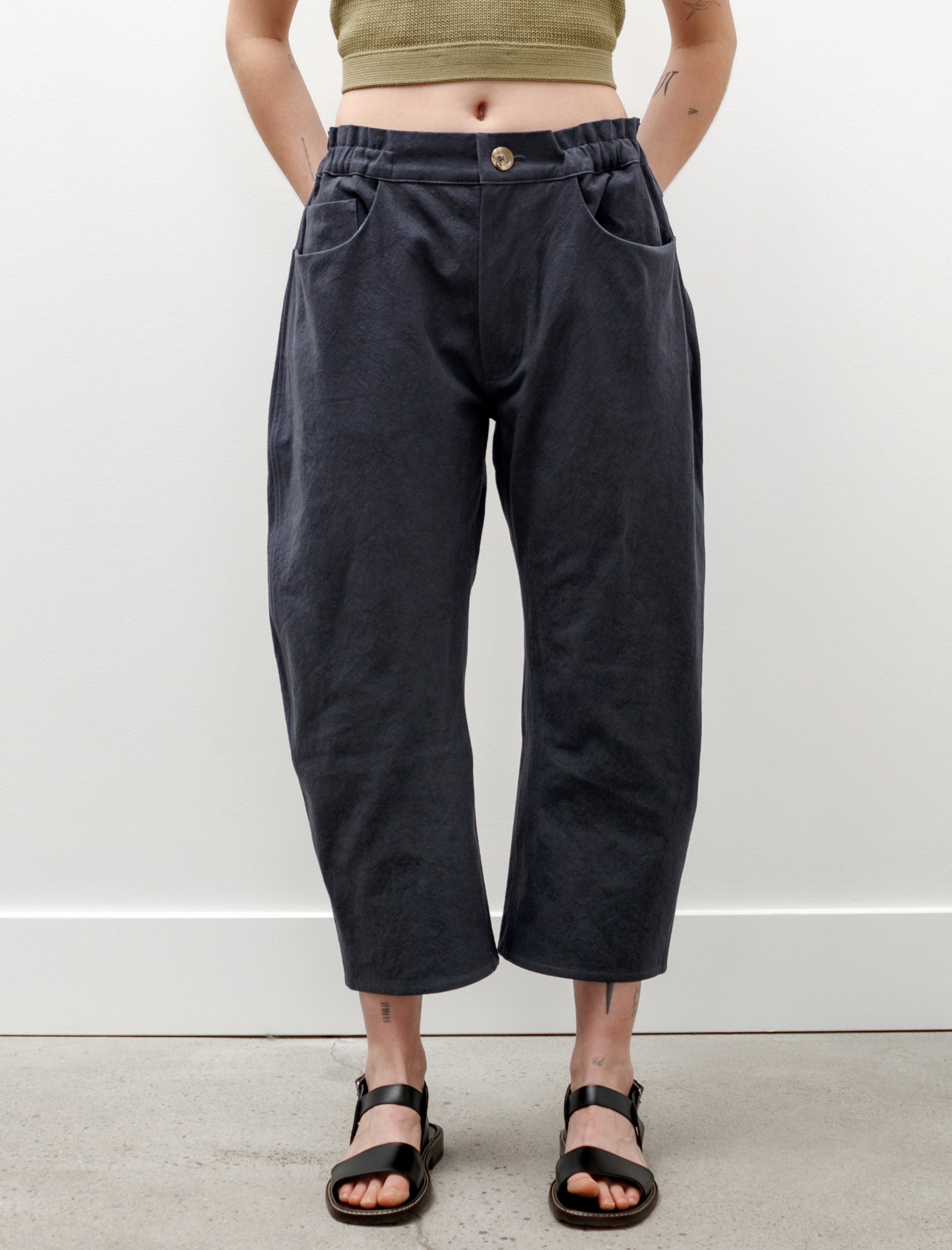 Eleph Circle Pants Navy