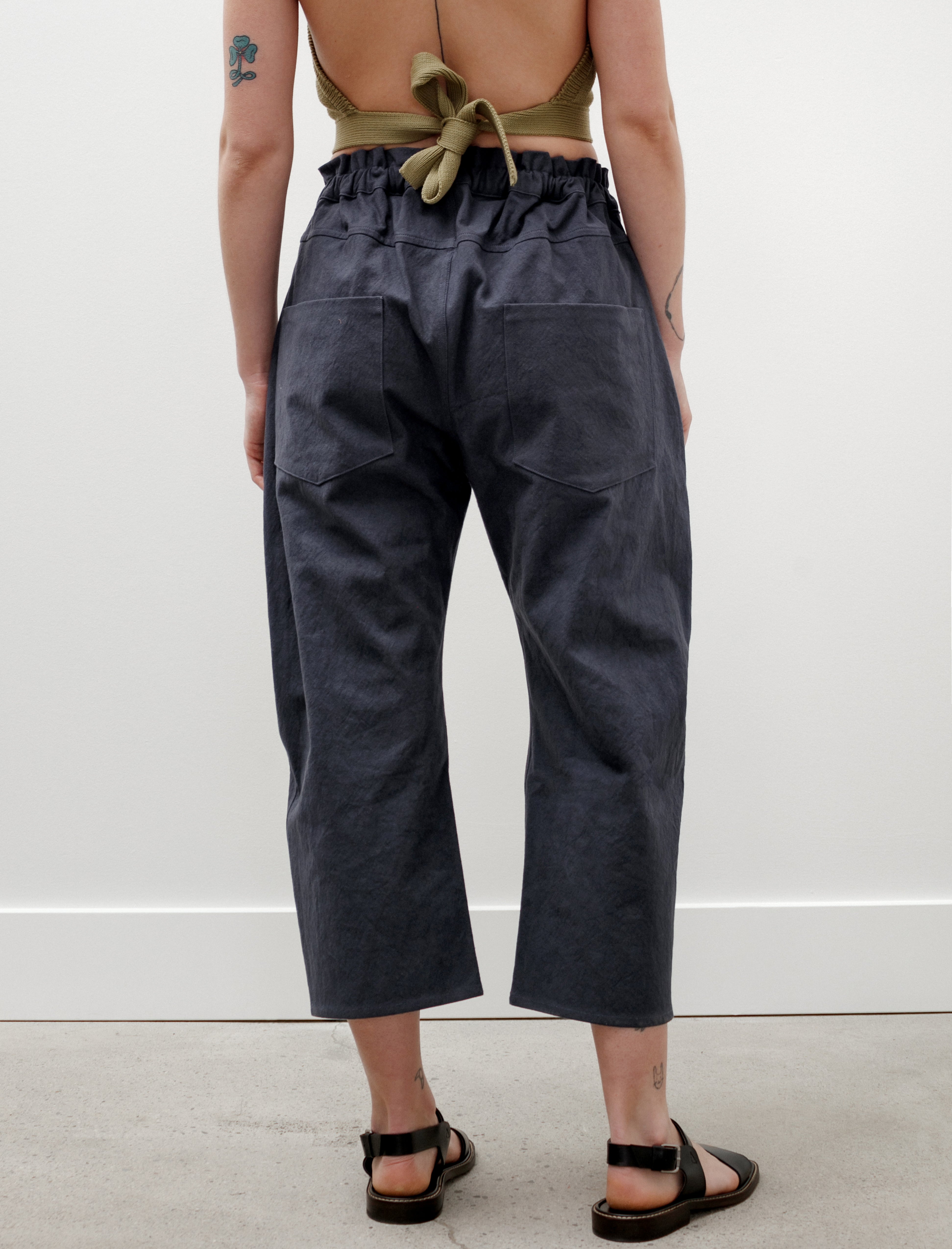 Eleph Circle Pants Navy