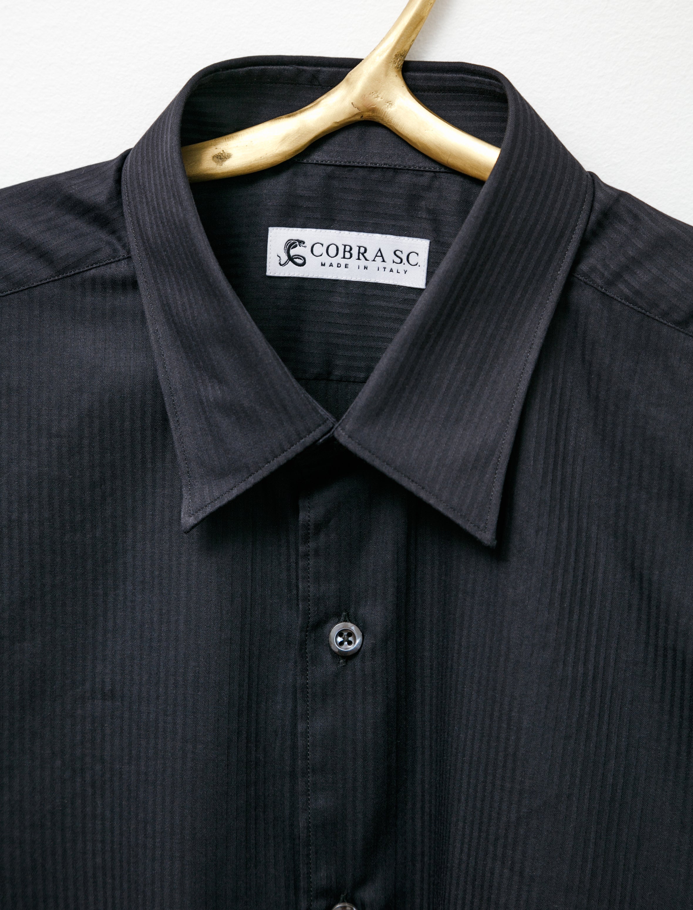 Cobra SC Model 1 Shirt Black Jacquard Stripe