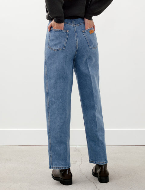 Bleached Denim High Waisted Jeans