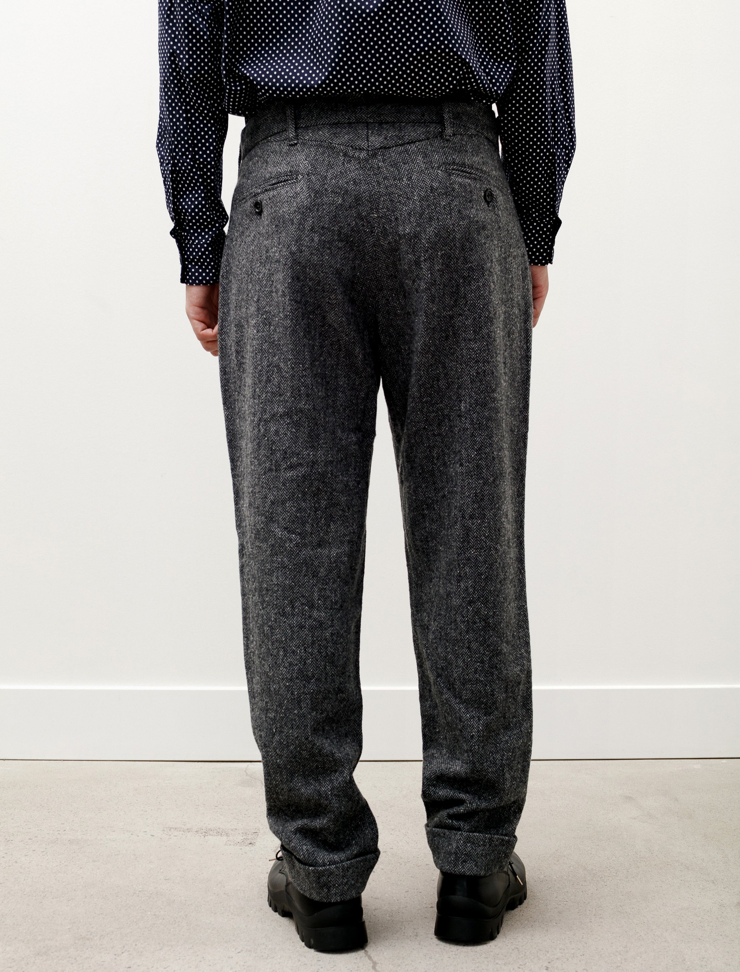 Engineered Garments Andover Pant Wool Herringbone Grey