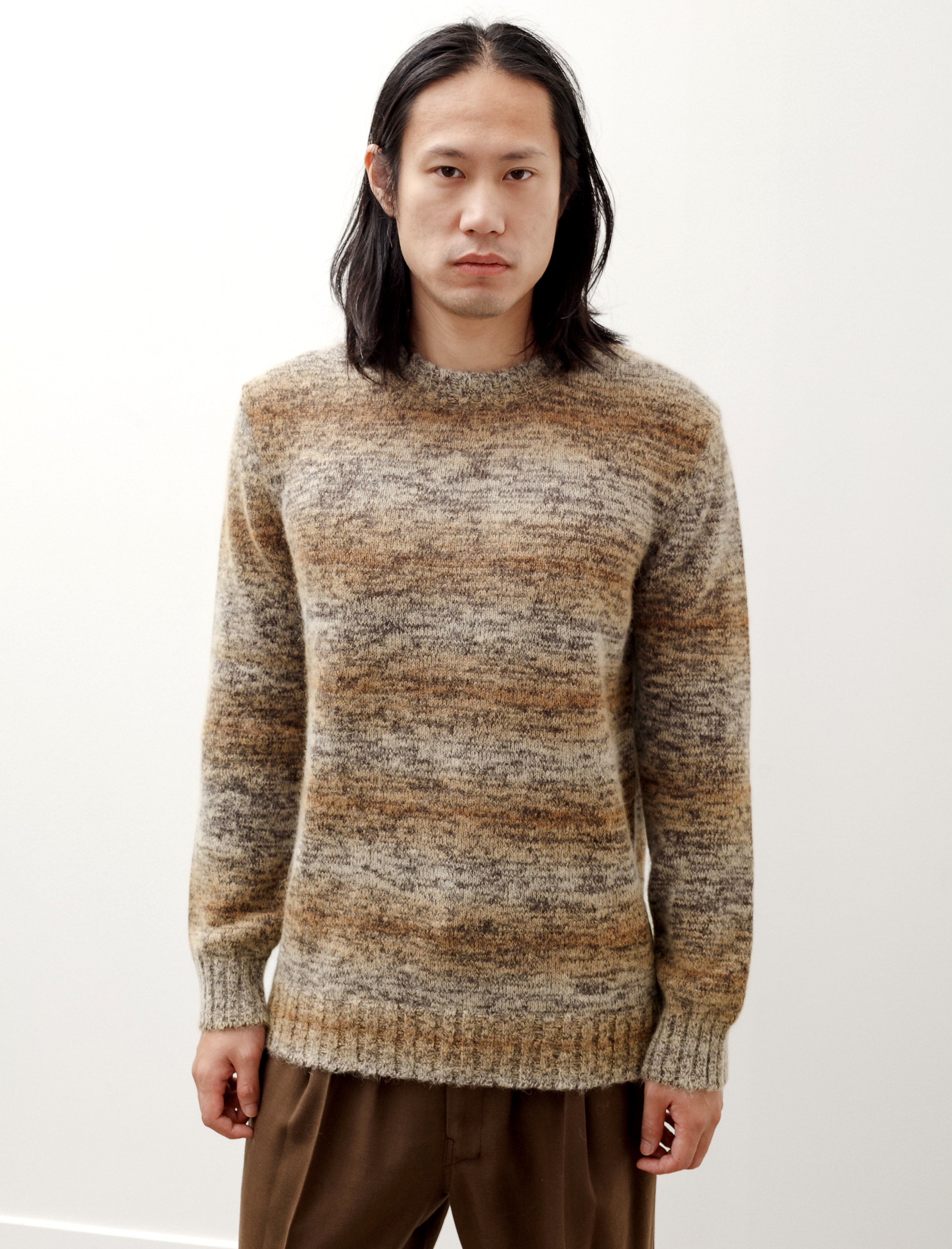 Norse Projects Sigfred Space Dye Heathland Brown