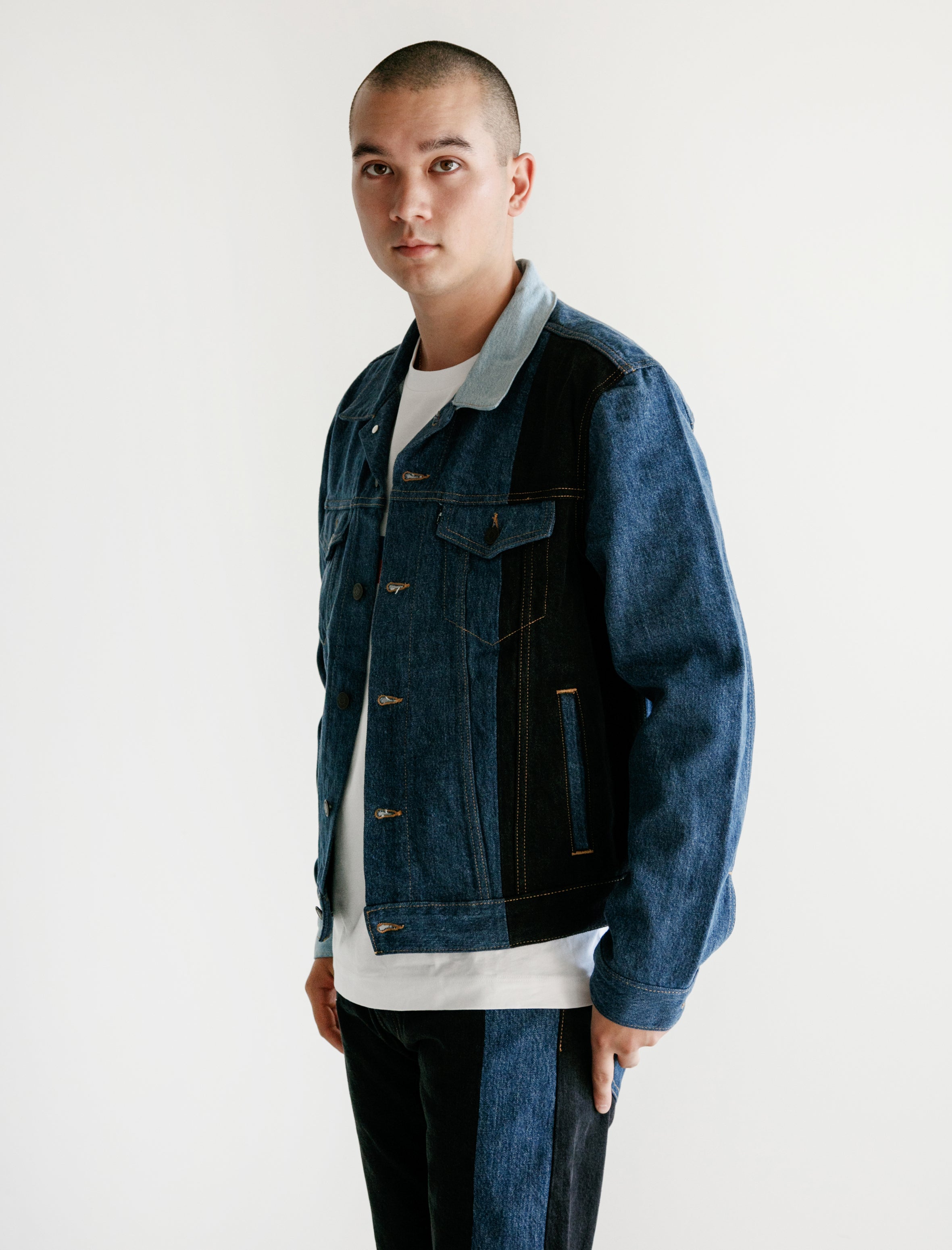 Gosha Rubchinskiy Levi's Patchwork Jacket Navy