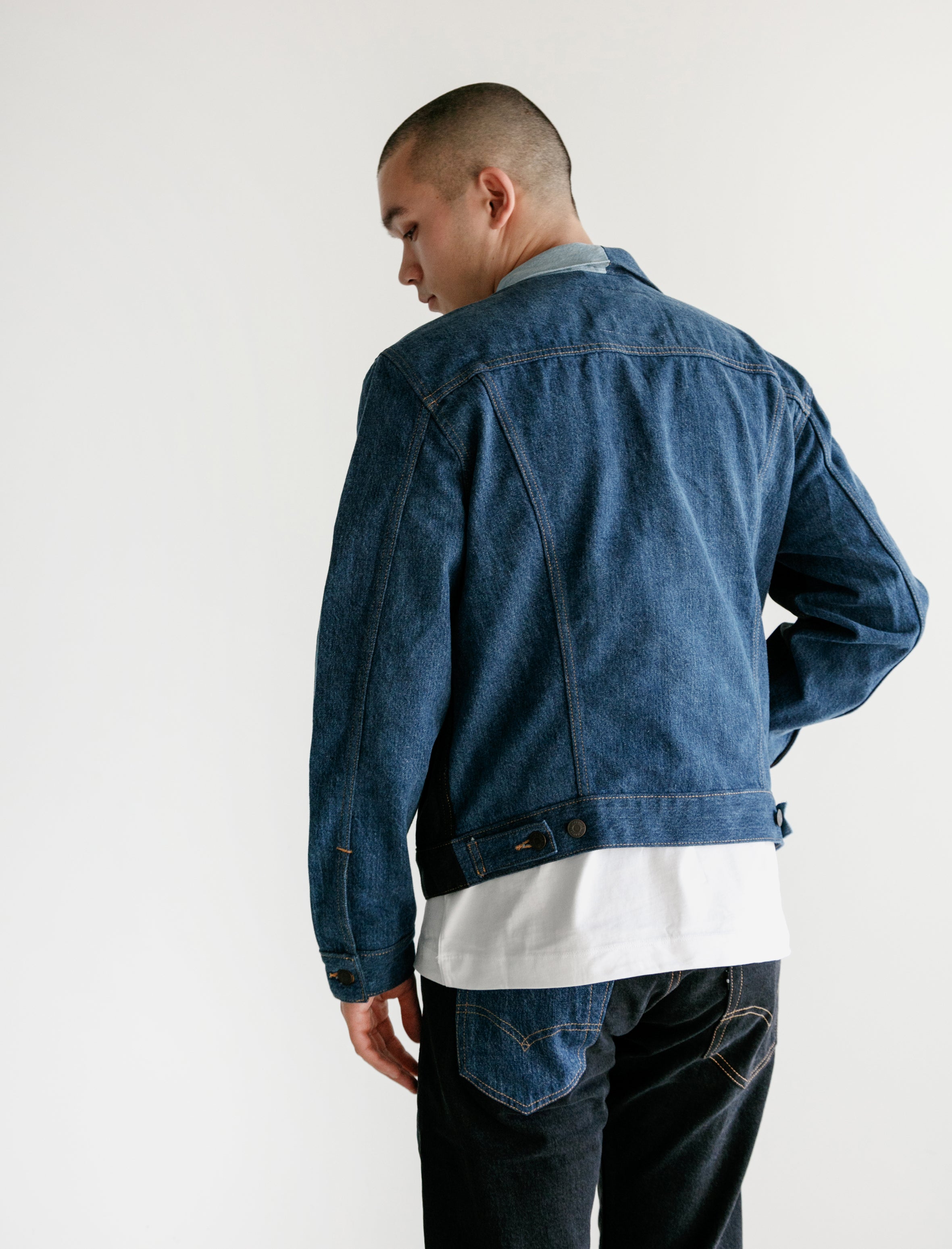 Levi's Patchwork Jacket Navy