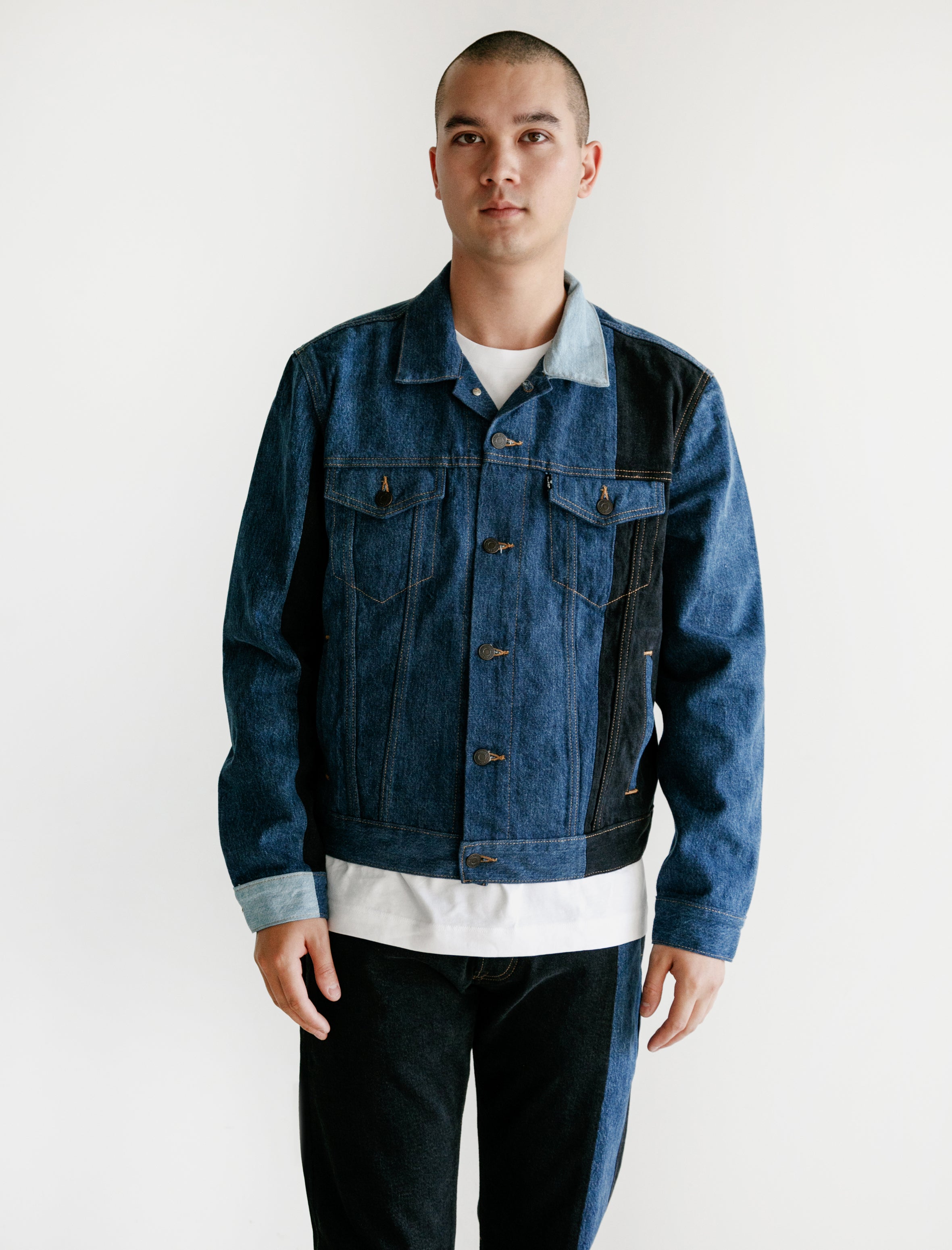 Gosha Rubchinskiy Levi's Patchwork Jacket Navy