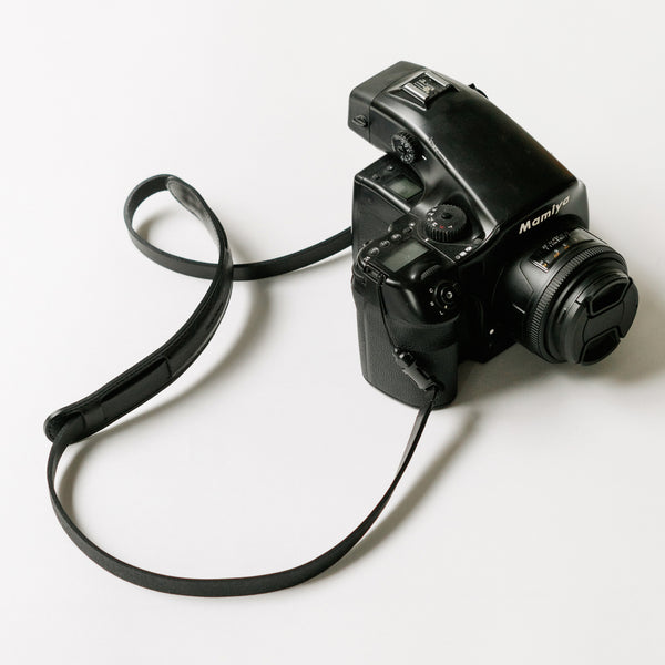 Leather Camera Strap Black