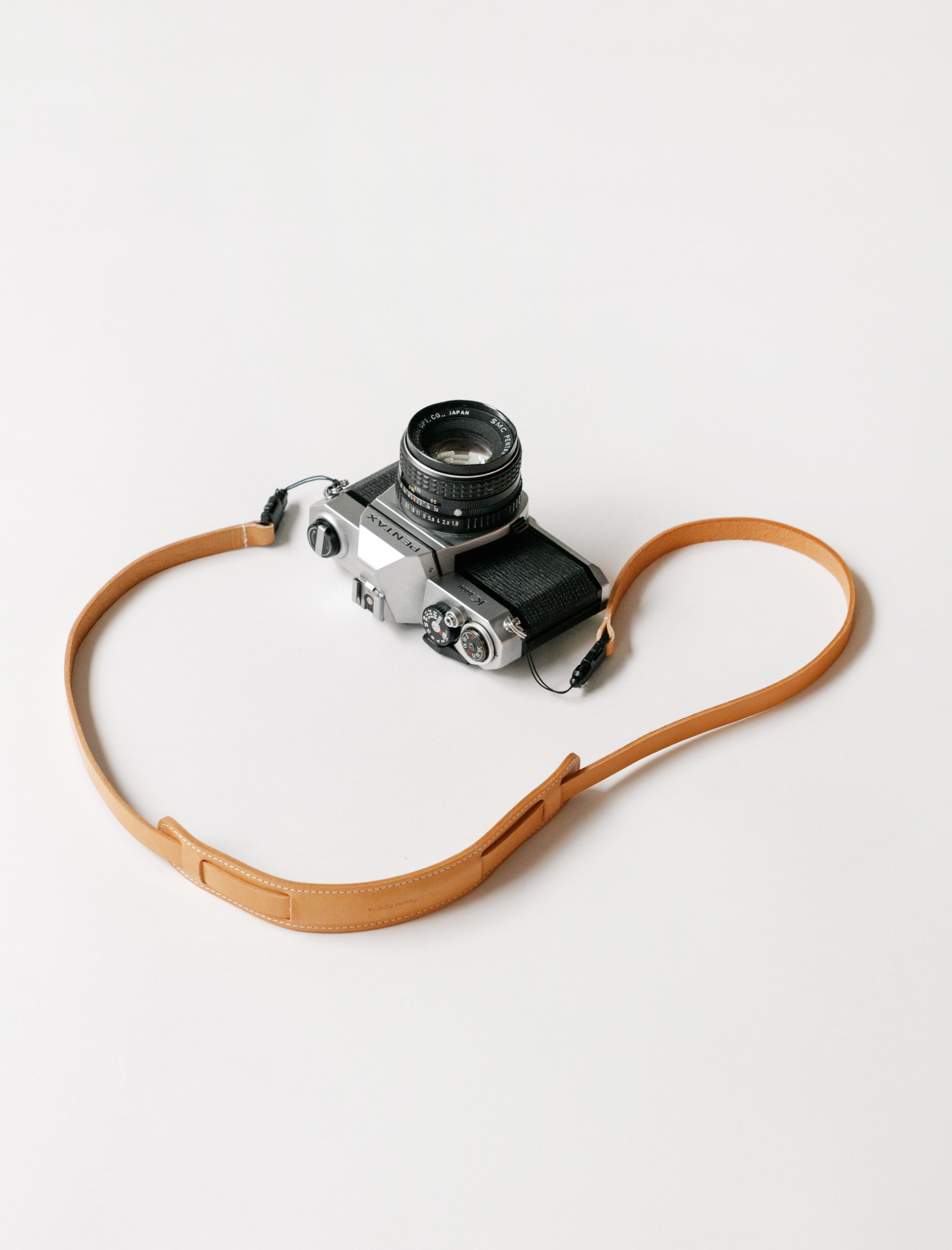 Hender Scheme Leather Camera Strap Natural