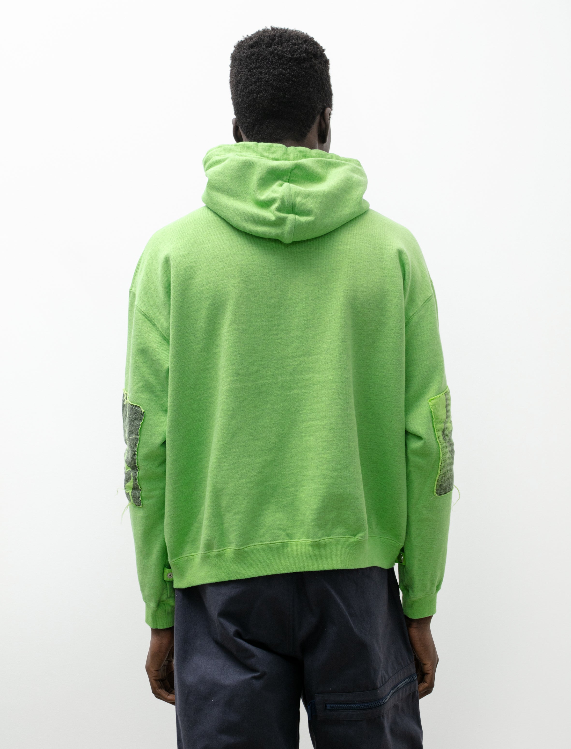 Phingerin Joint Hooded Sweatshirt Neon Green