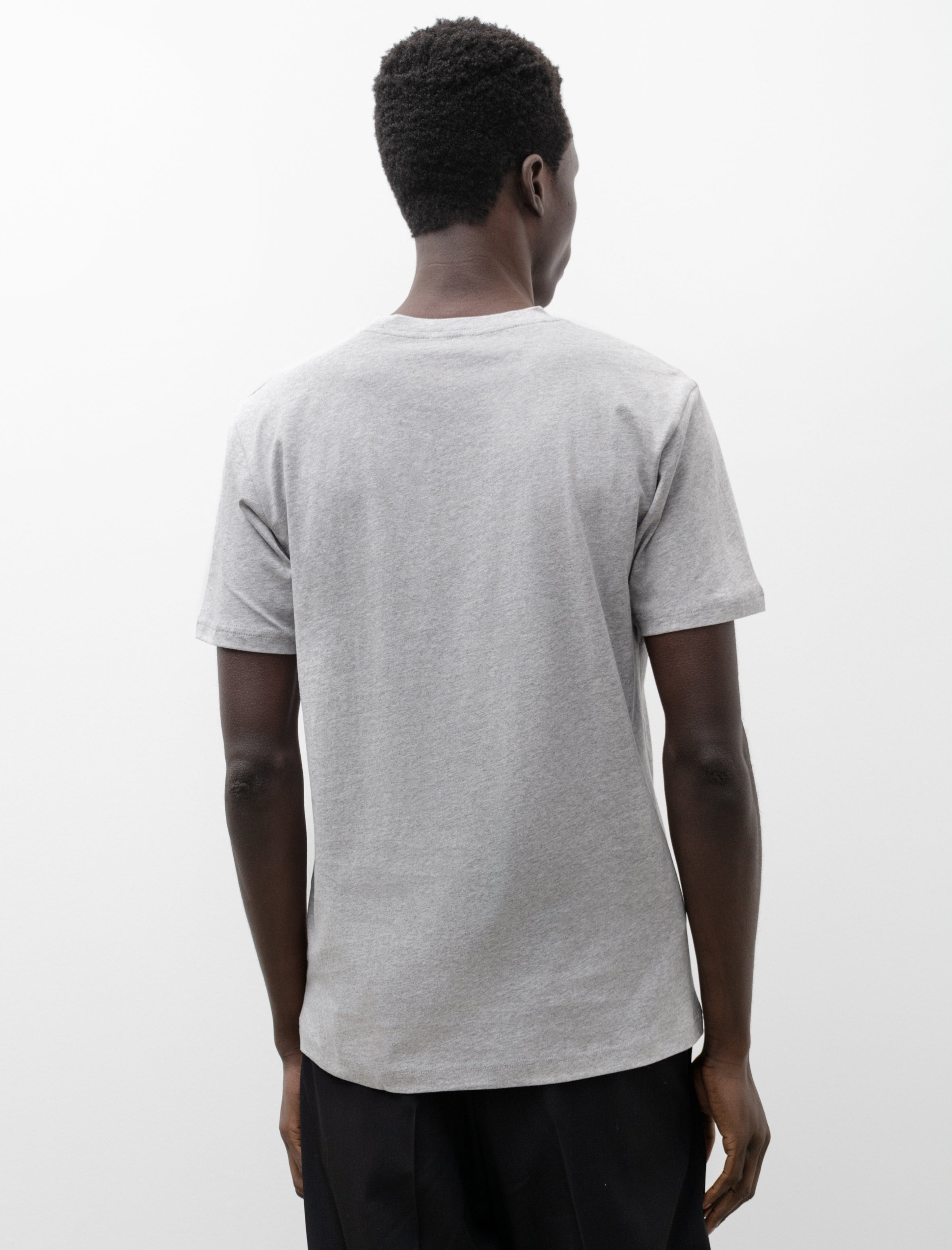 Sunspel Riviera Crewneck T-Shirt Grey Melange