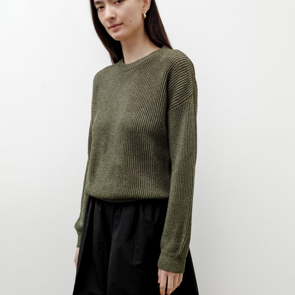 Washi Paper Sweater Olive