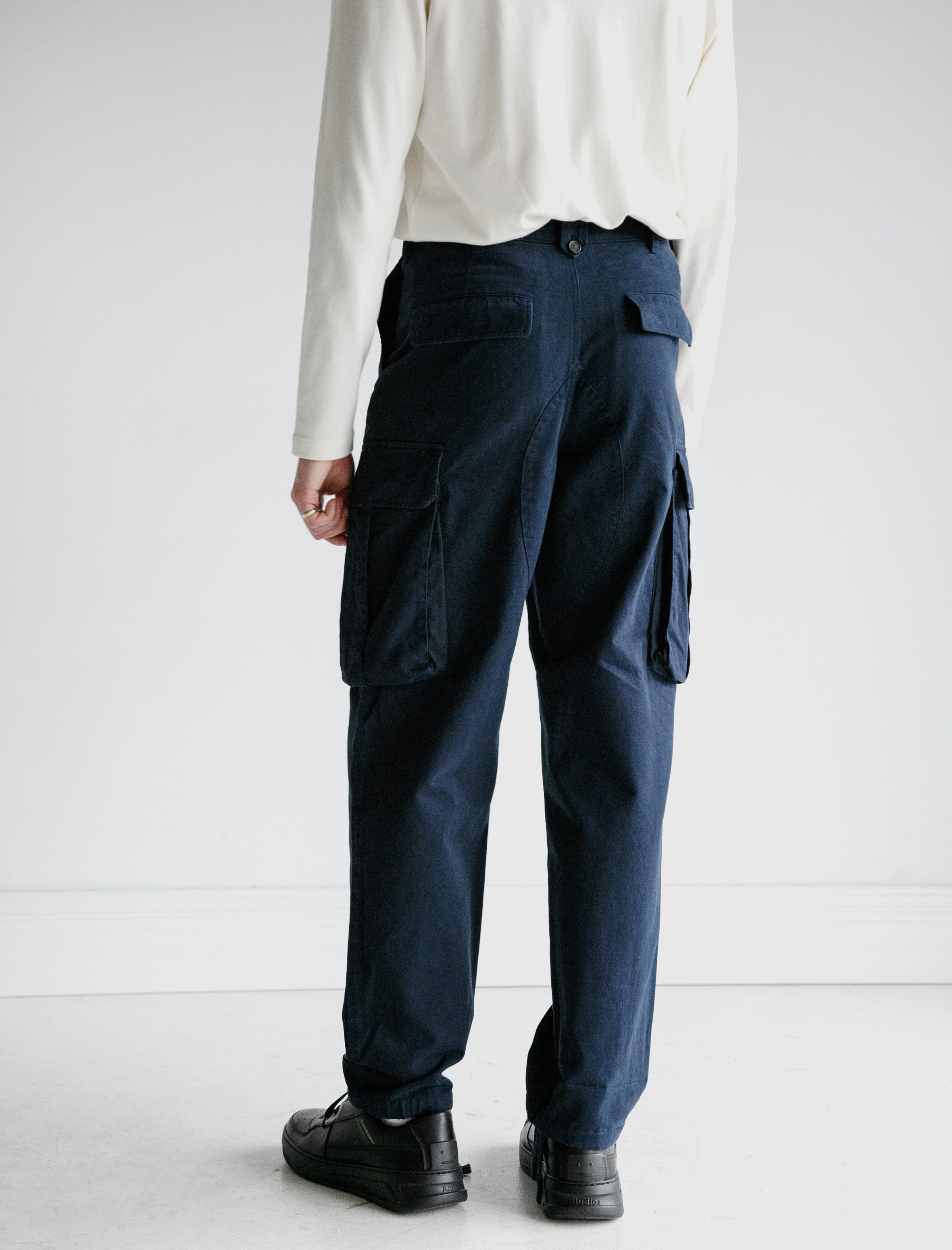 Acne Studios Pat New Garment Dye Navy