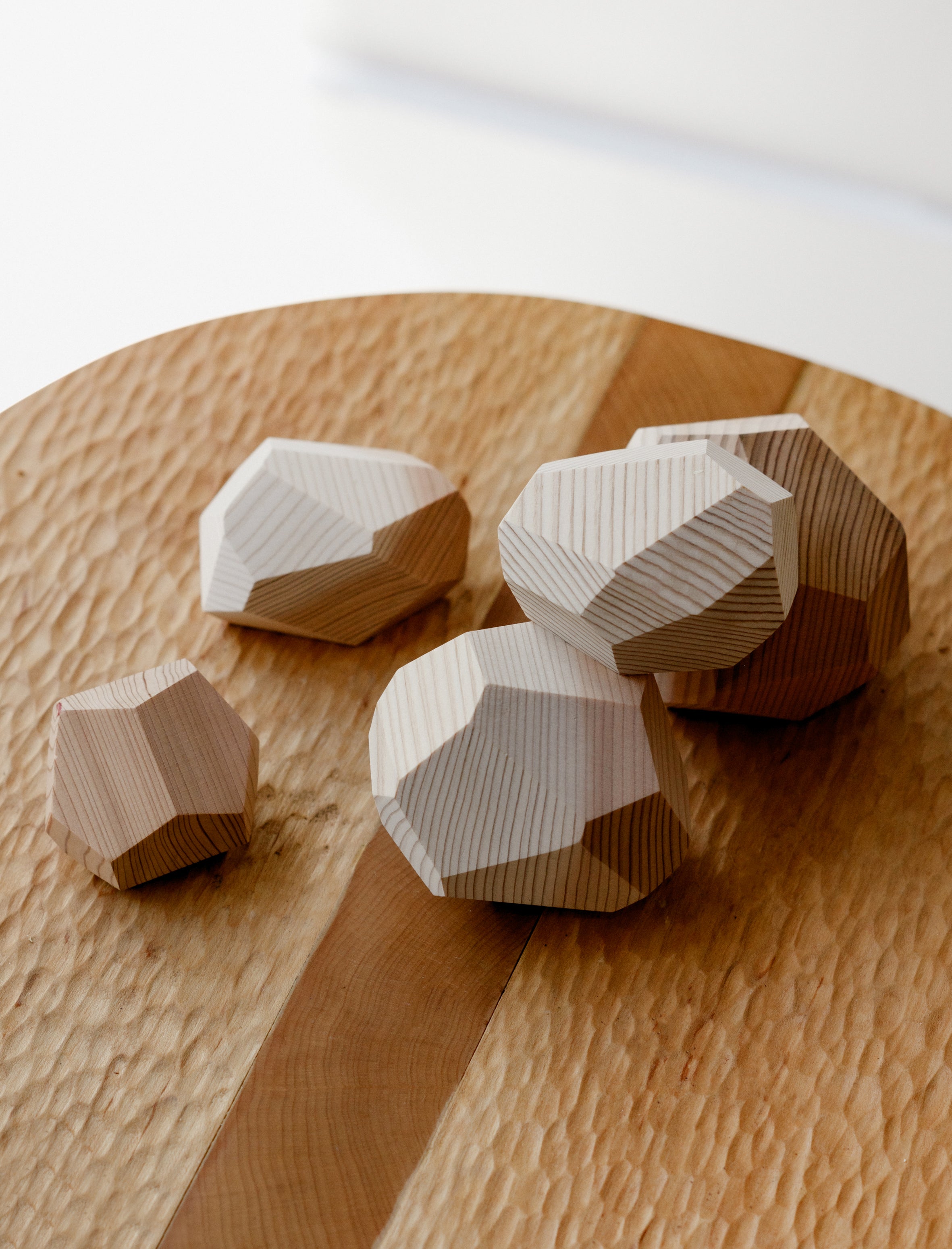 Tumi-Isi Wooden Stacking Rocks (hardwood mix)