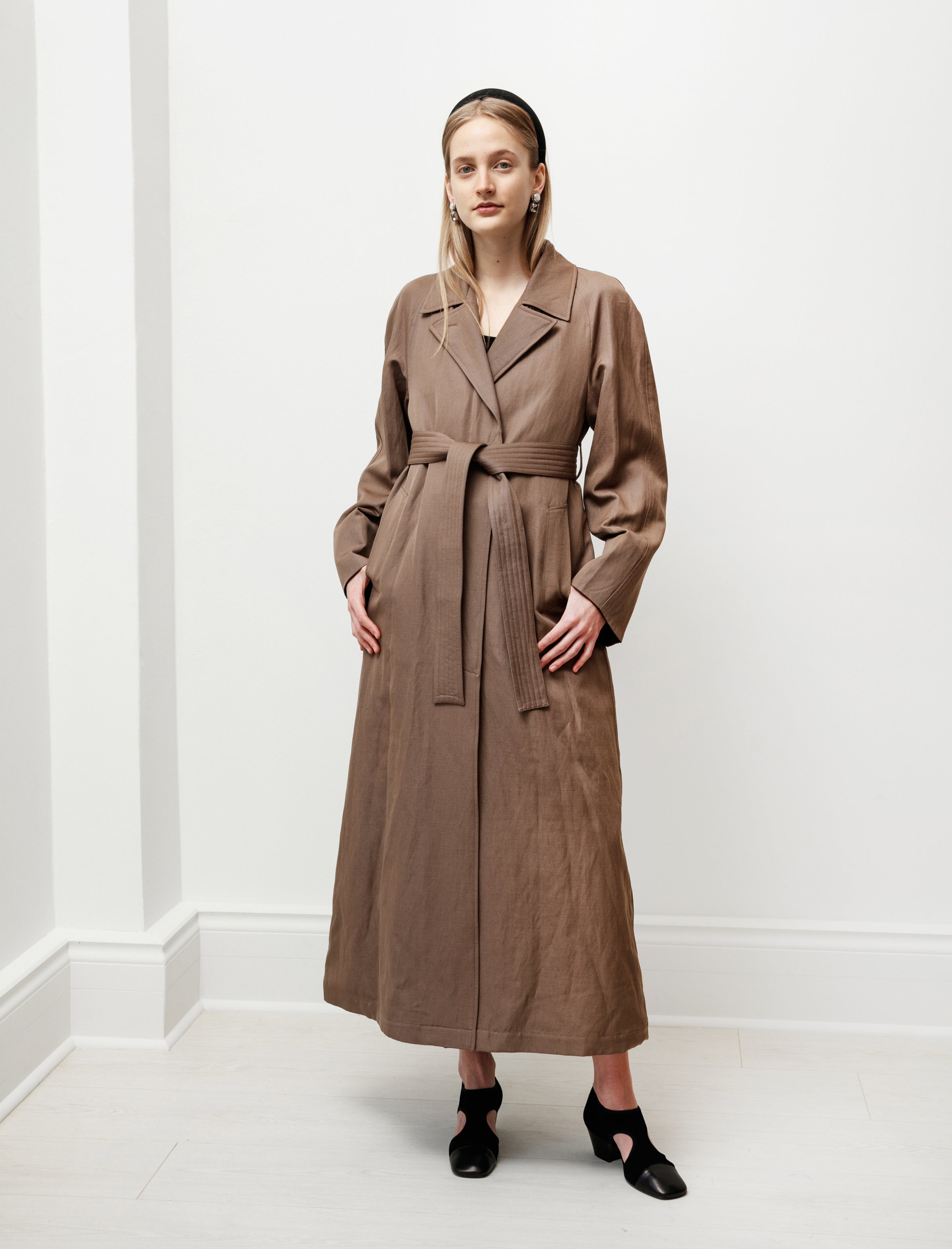 Lemaire Straight Coat Kraft Brown