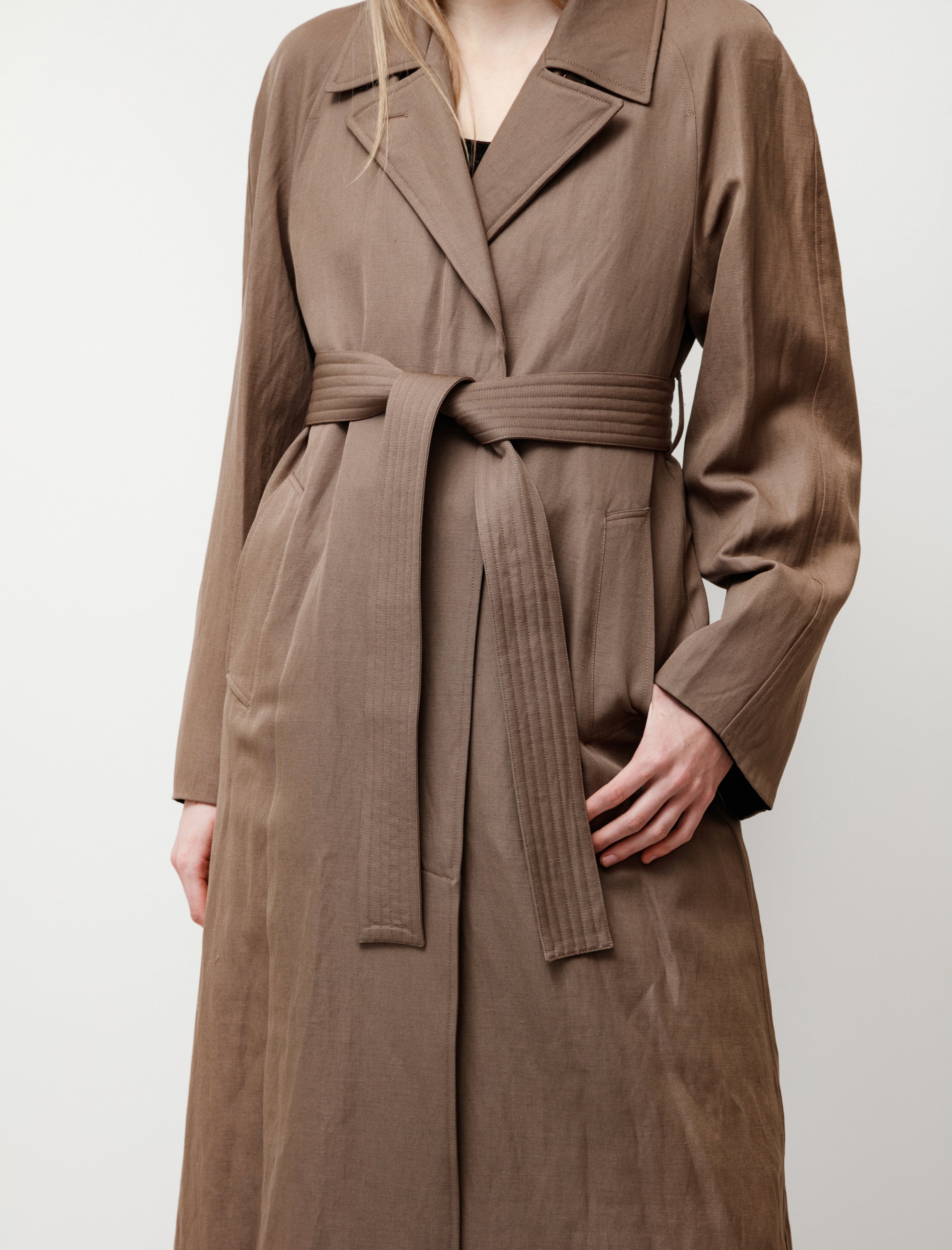 Lemaire Straight Coat Kraft Brown