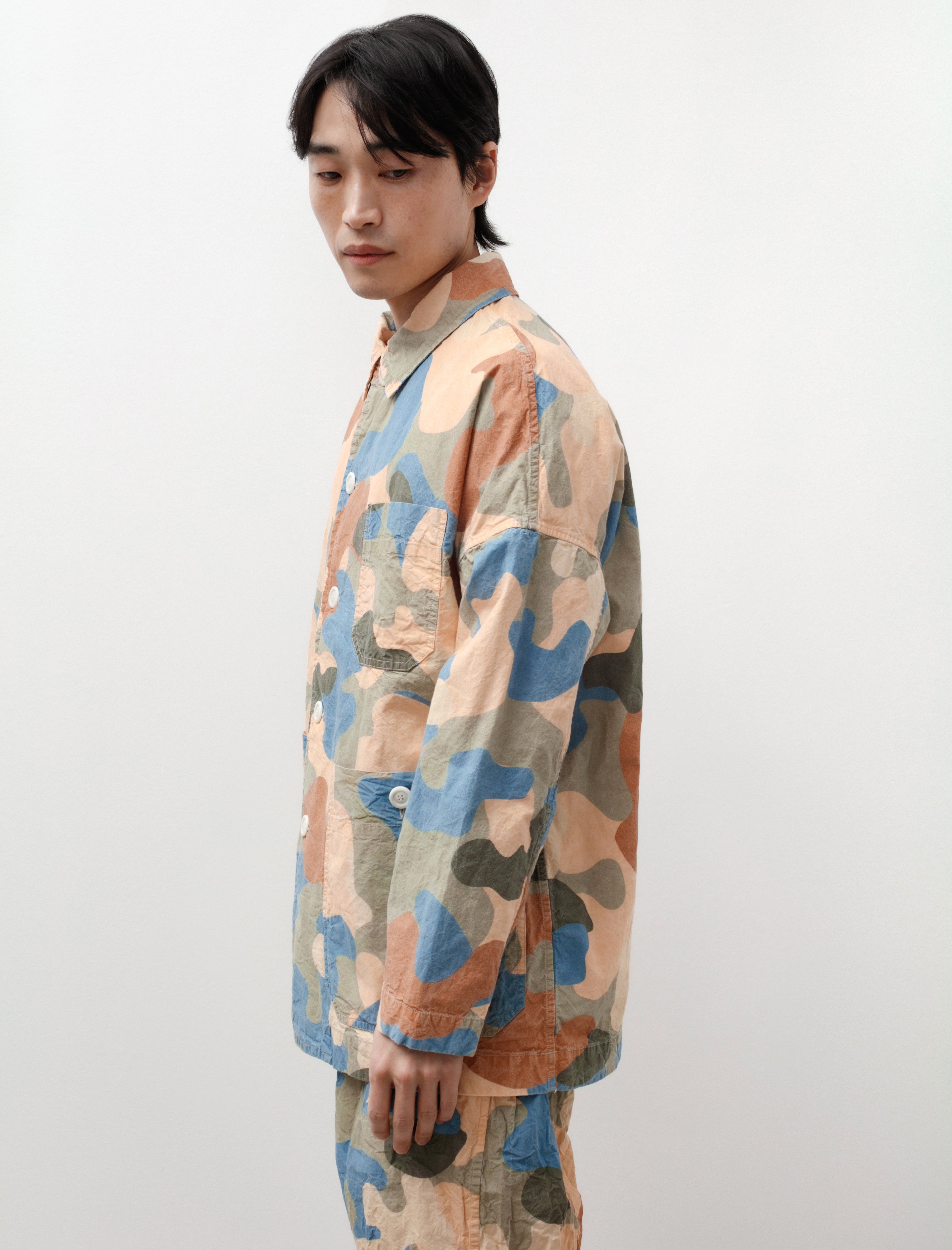 Higa Travail Jacket Camo Print