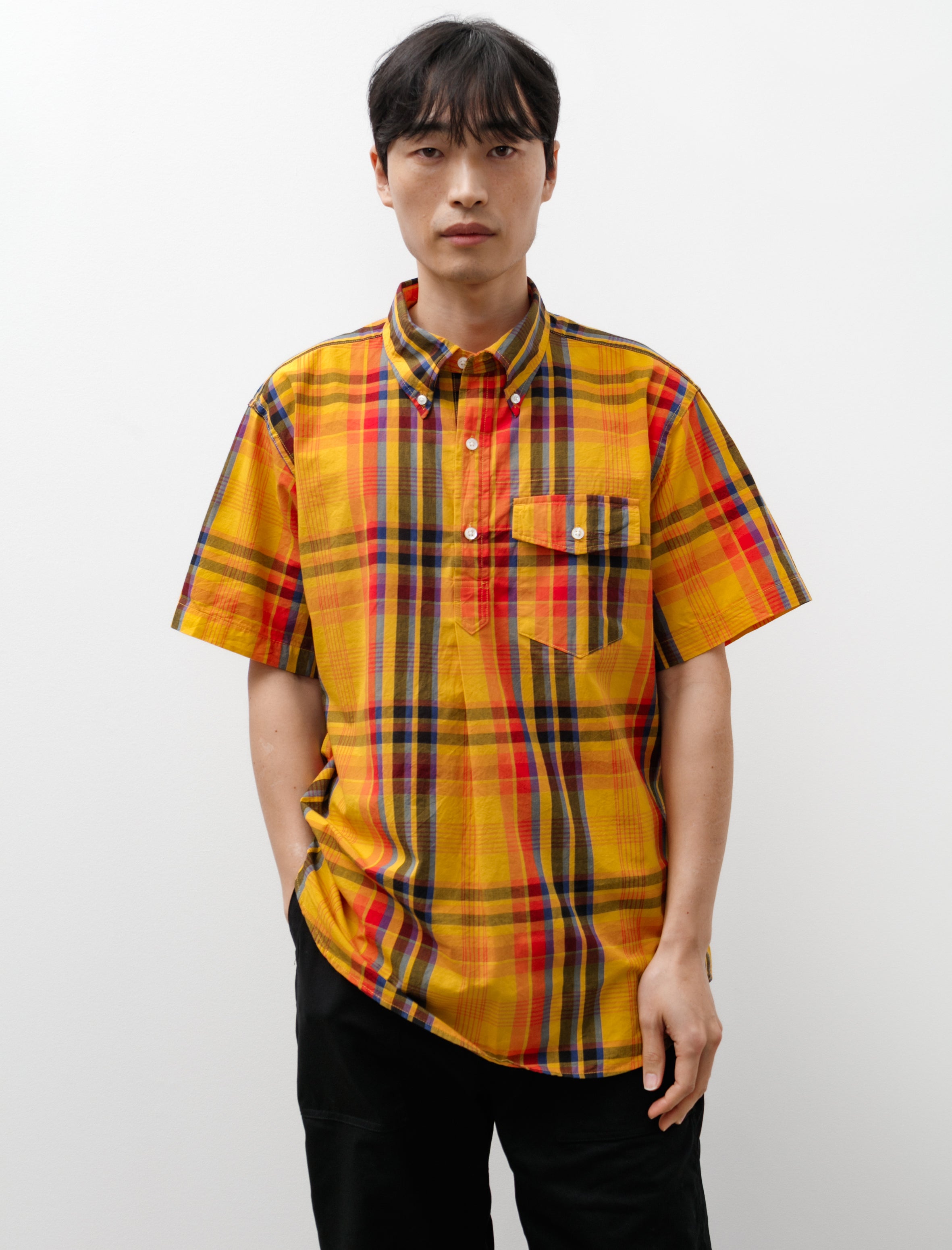 Engineered Garments Popover BD Shirt Gold Plaid – Neighbour