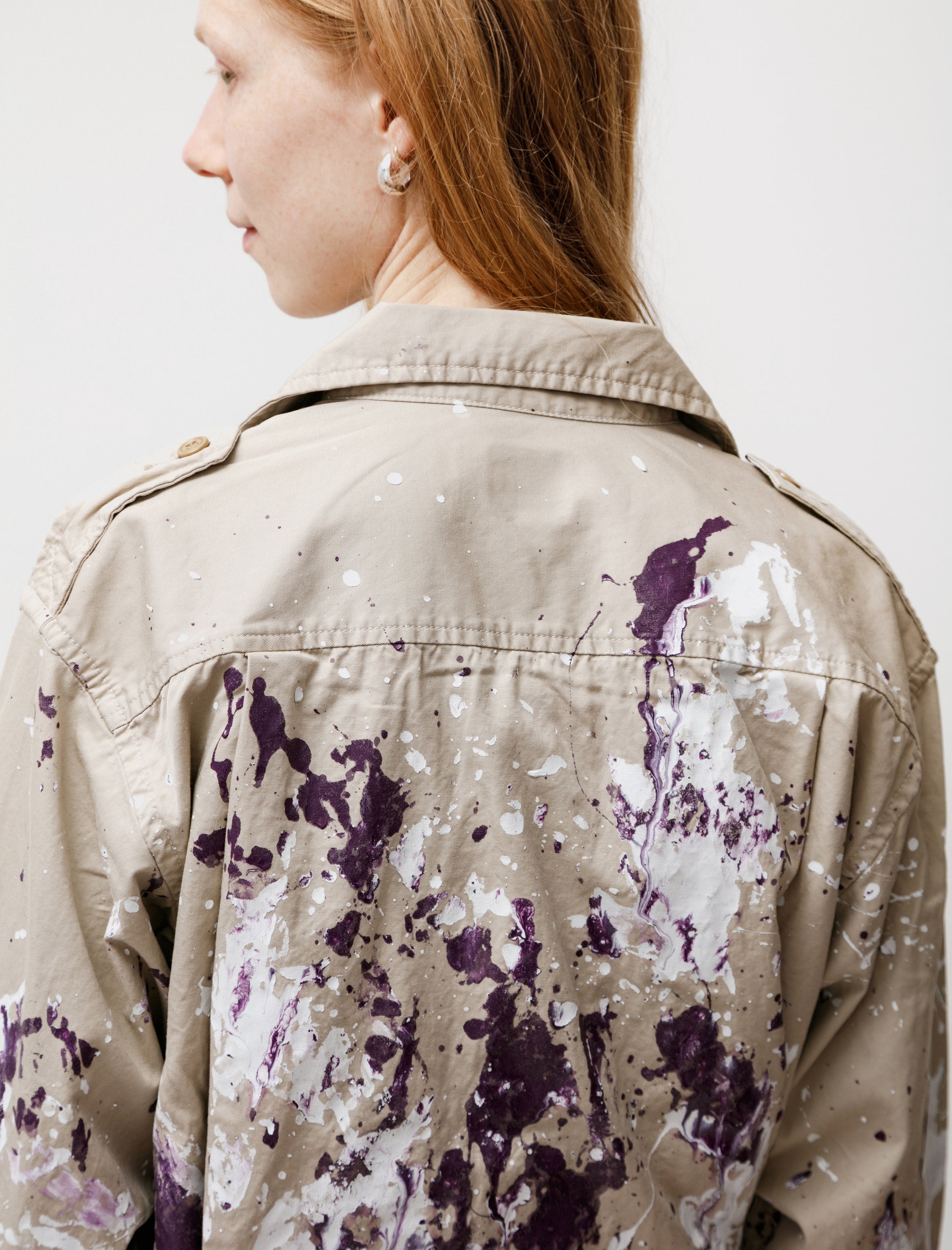 Safari Jacket Paint Splatters