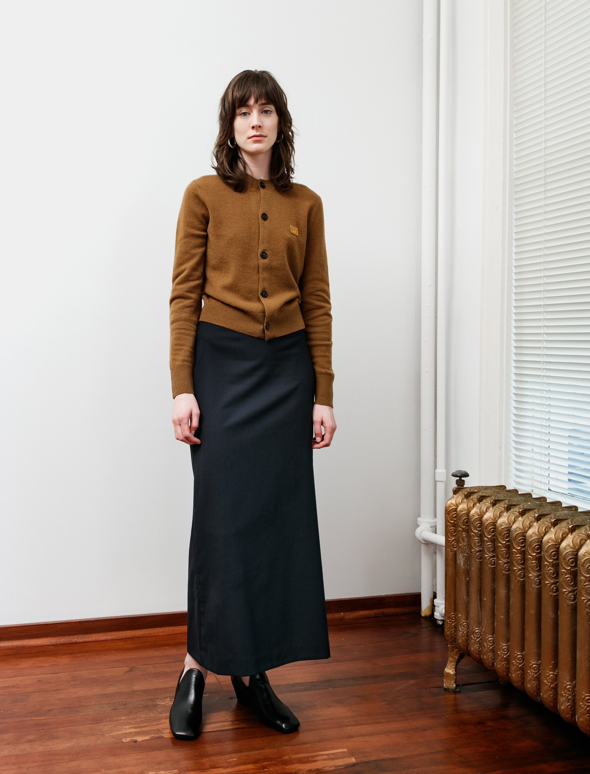 Y's by Yohji Yamamoto Double Layer Float Skirt Black