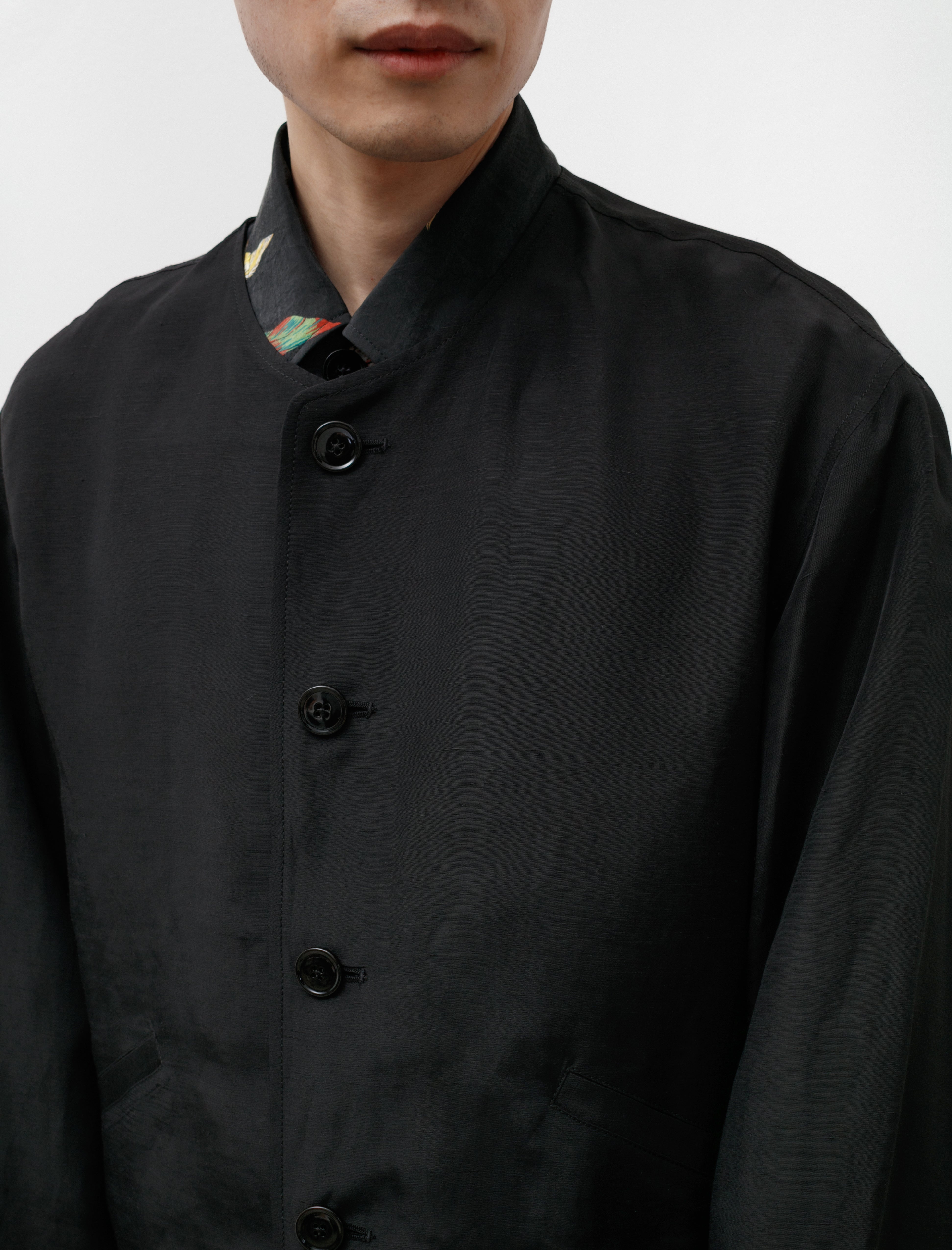 Relaxed Blouson Black