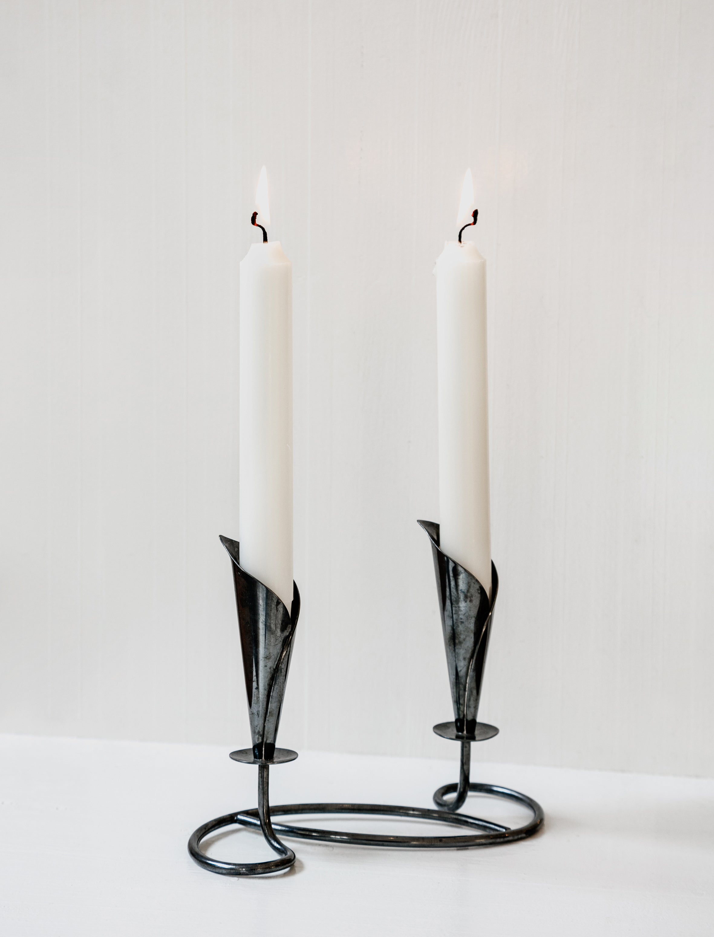 Found Calla Lily Candlestick