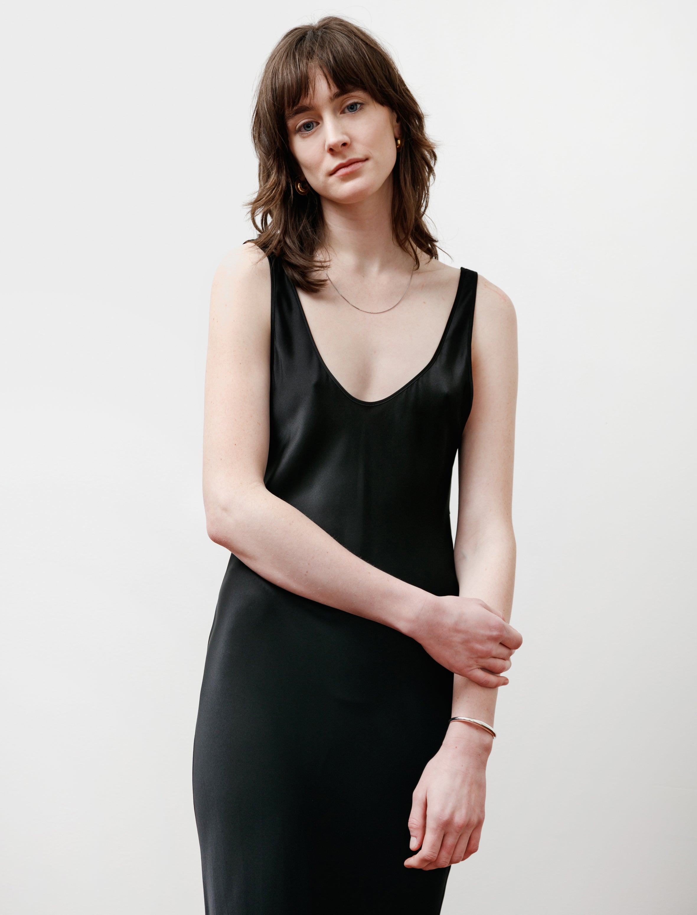 Araks Yulian Slip Silk Black