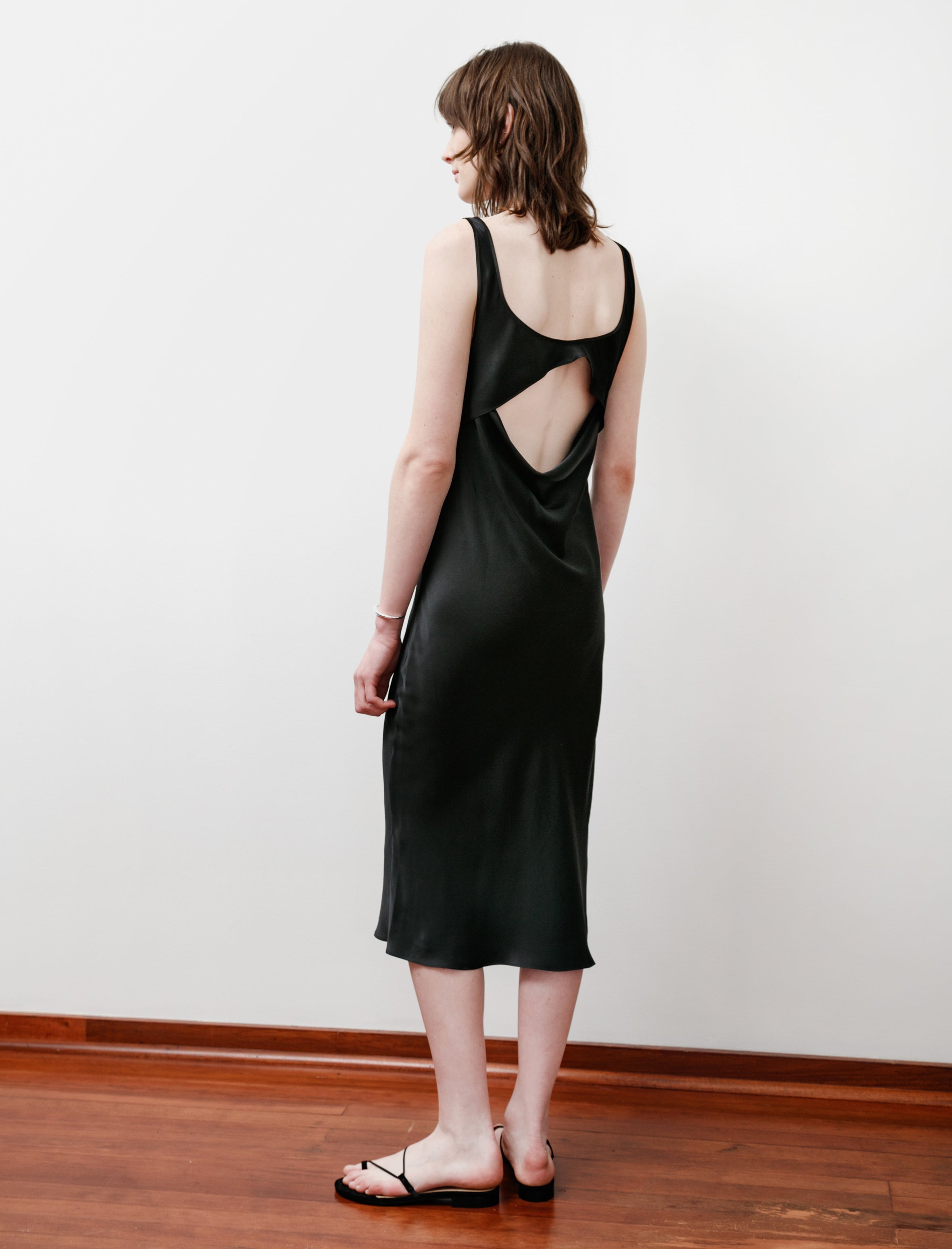 Araks Yulian Slip Silk Black