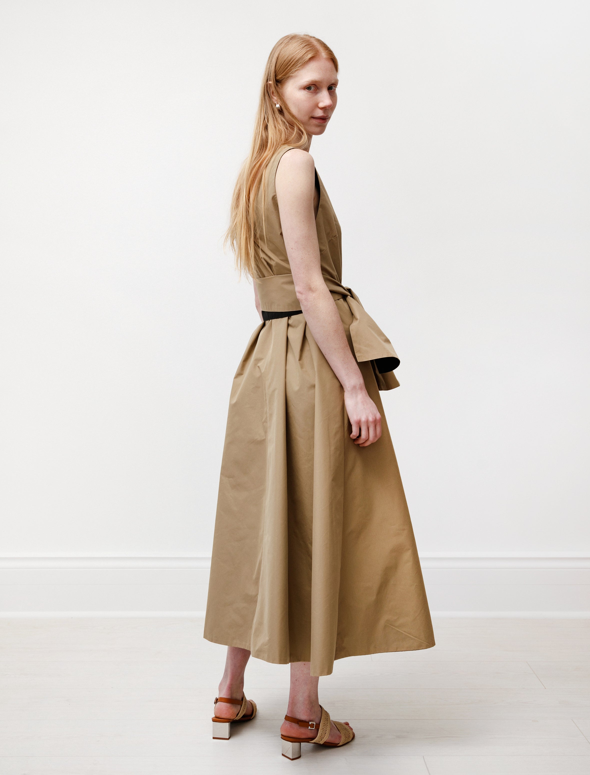 Kamperett Laver Reversible Dress Black/Camel