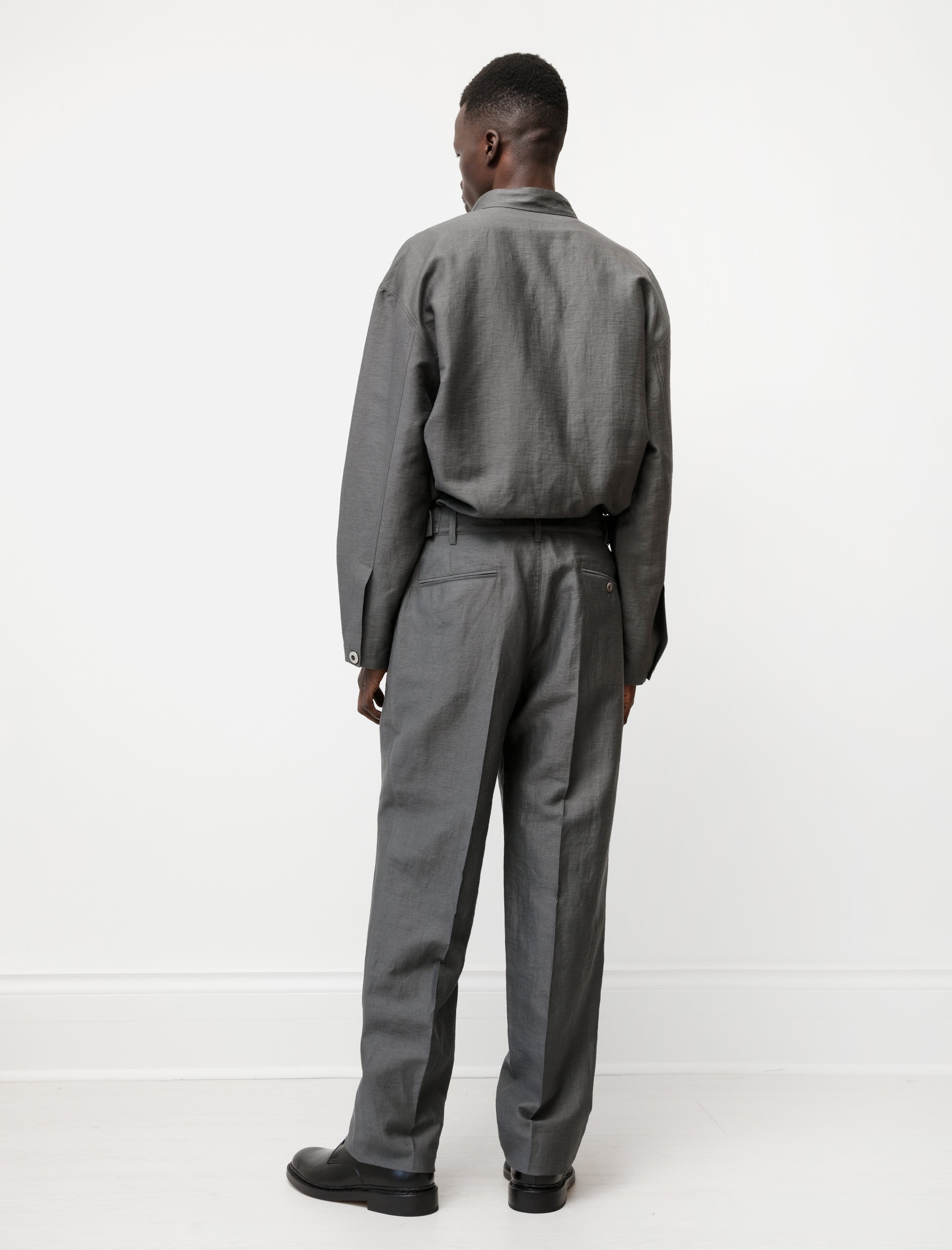 Lemaire Military Chino Pants Dark Stone