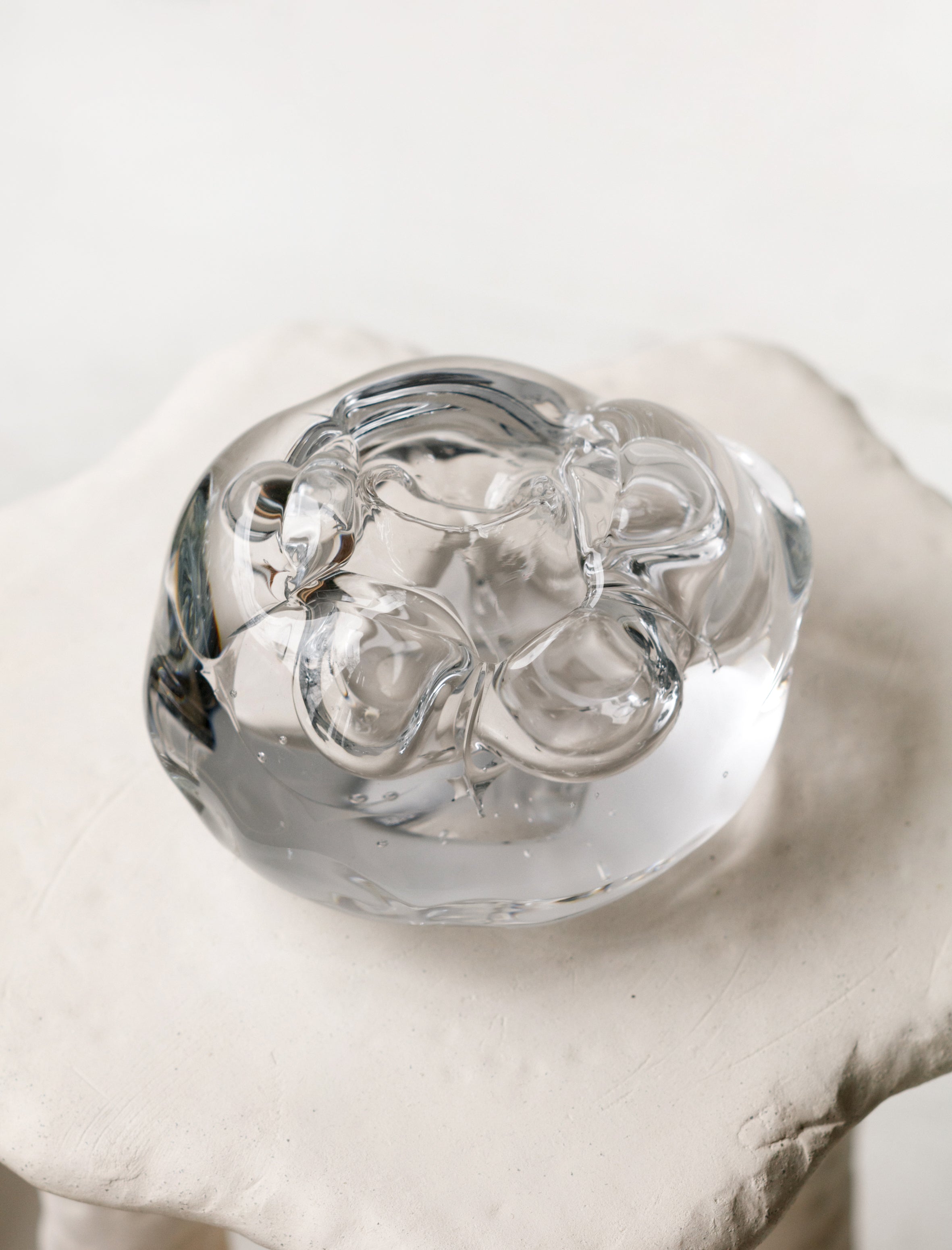 Lusia Glass Cluster Vessel Small Ice