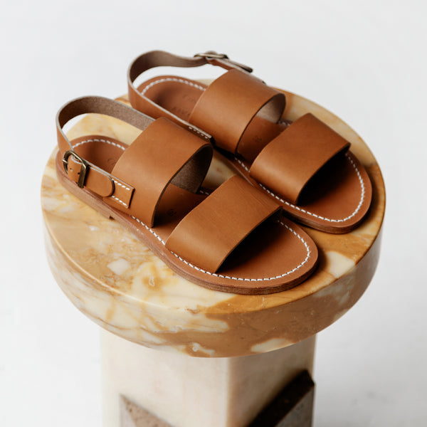 K. Jacques Natural Leather Sandals