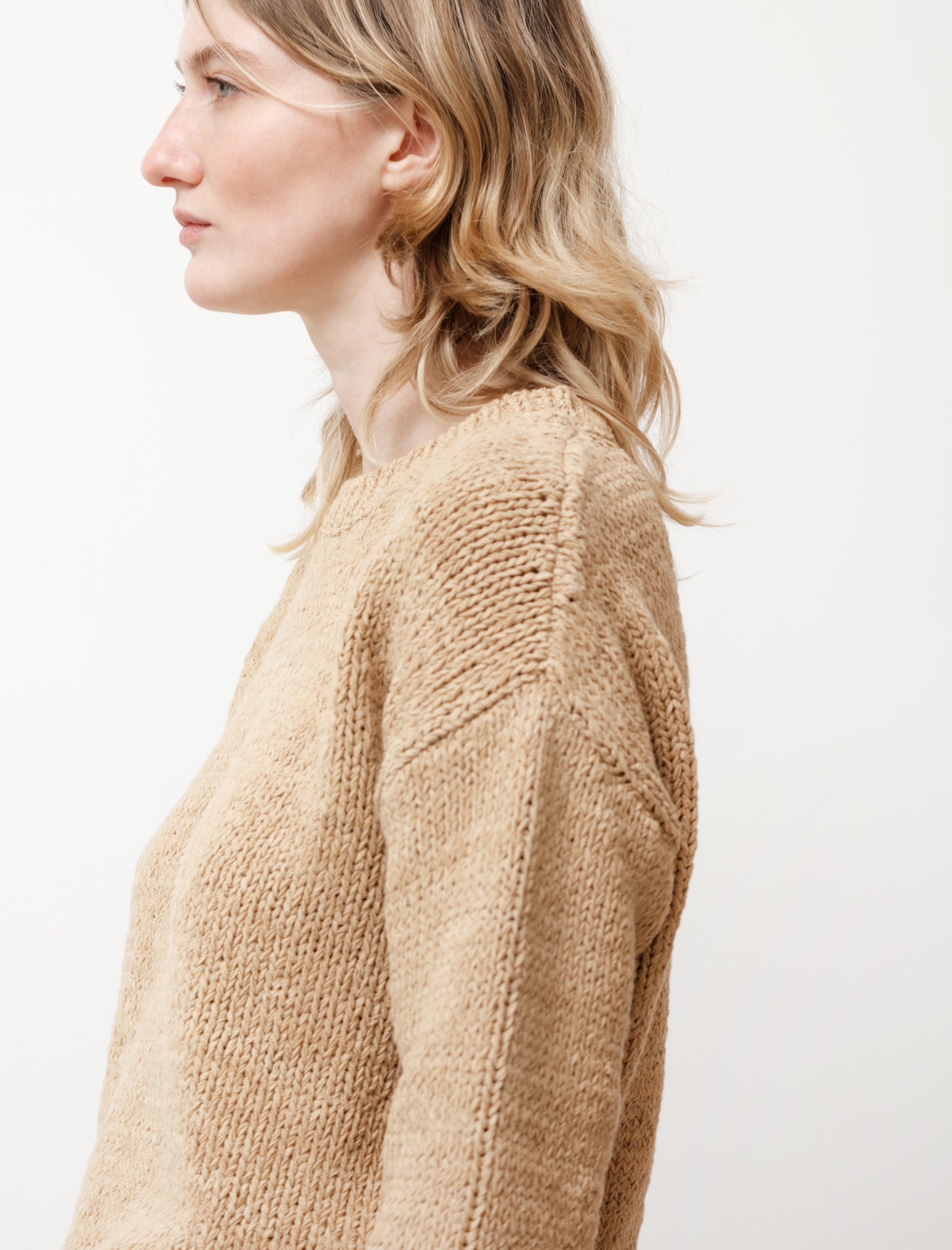 Cristaseya Fettucia Sweater Light Khaki