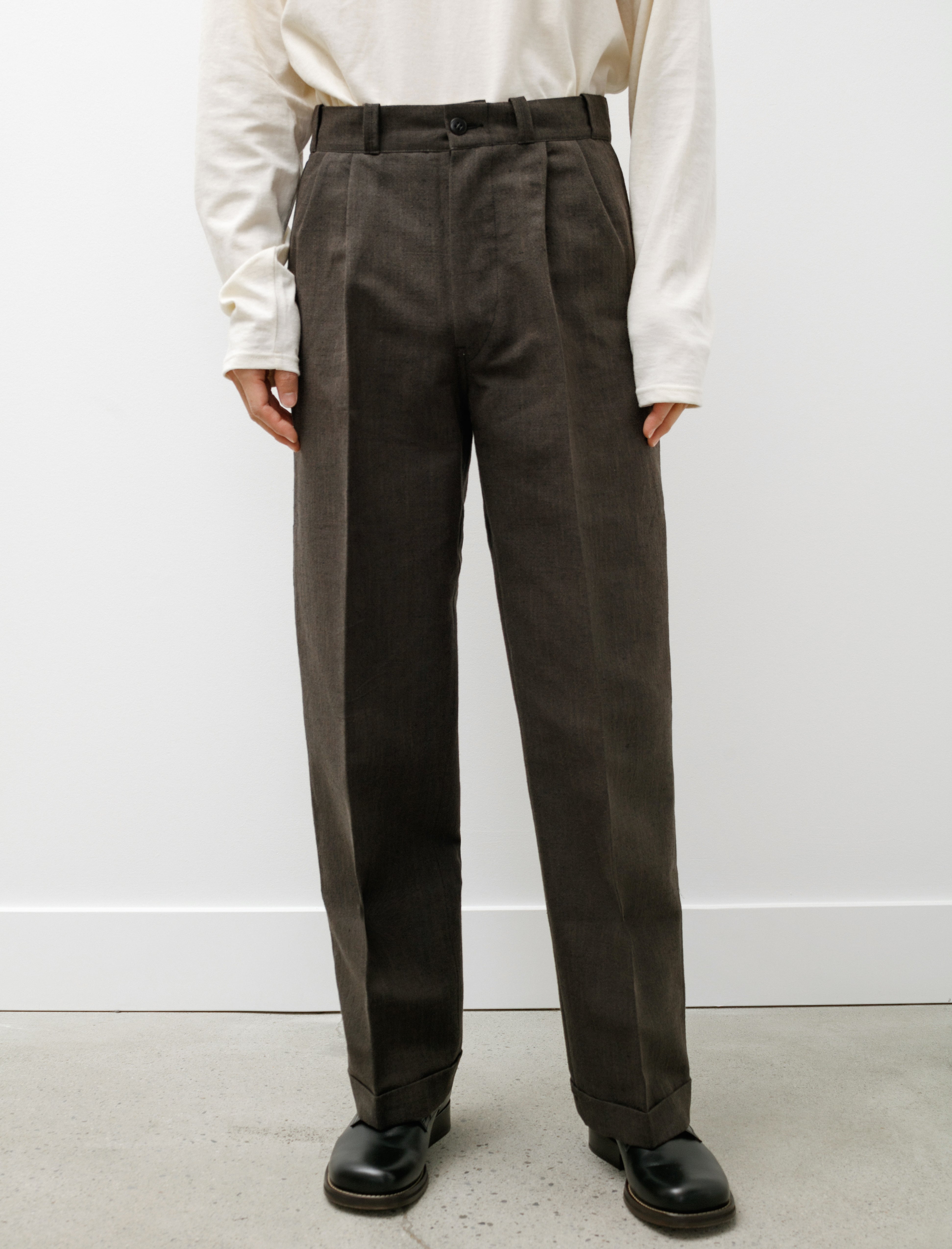 Lot 201 Work Trousers Melange Black