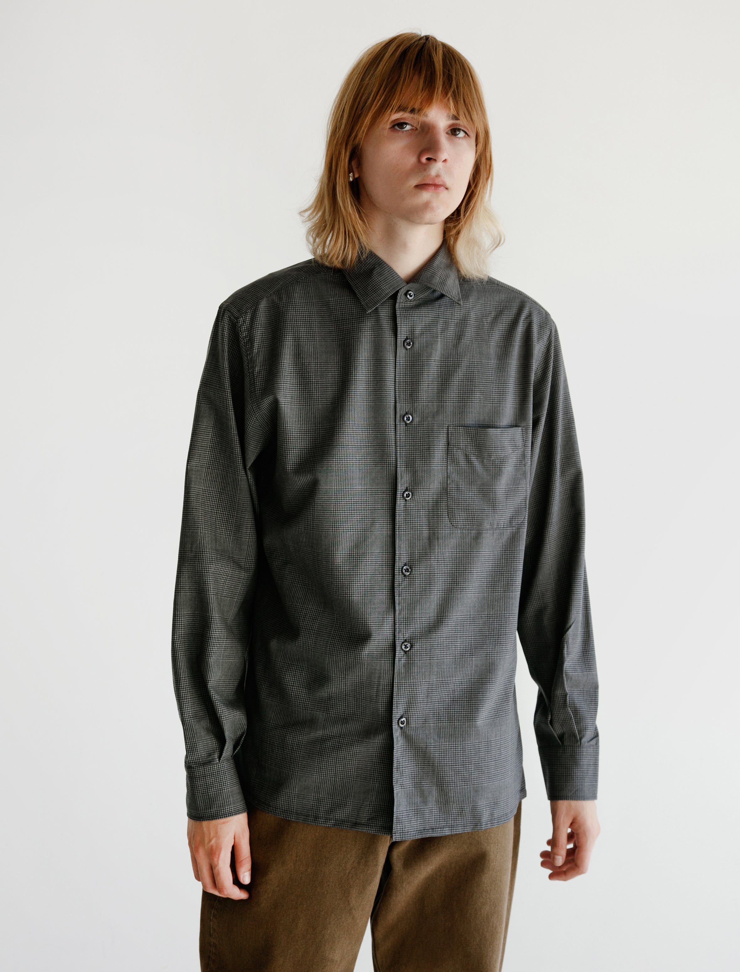 Cobra S.C. Angelo Shirt Charcoal Plaid