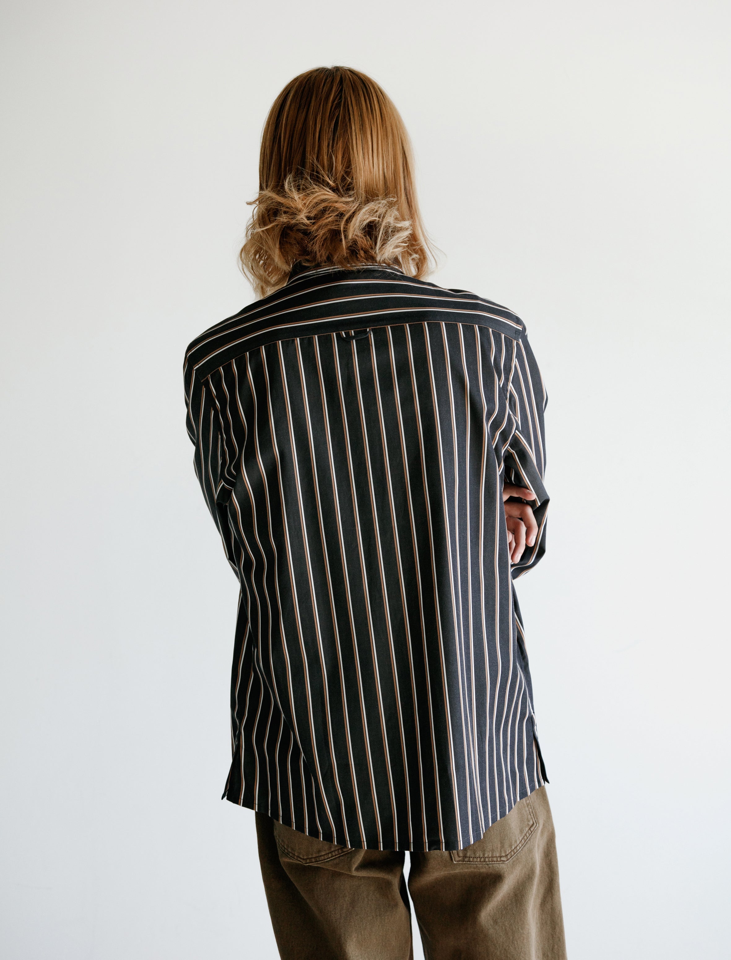 Cobra S.C. Angelo Shirt Black Rust Stripe