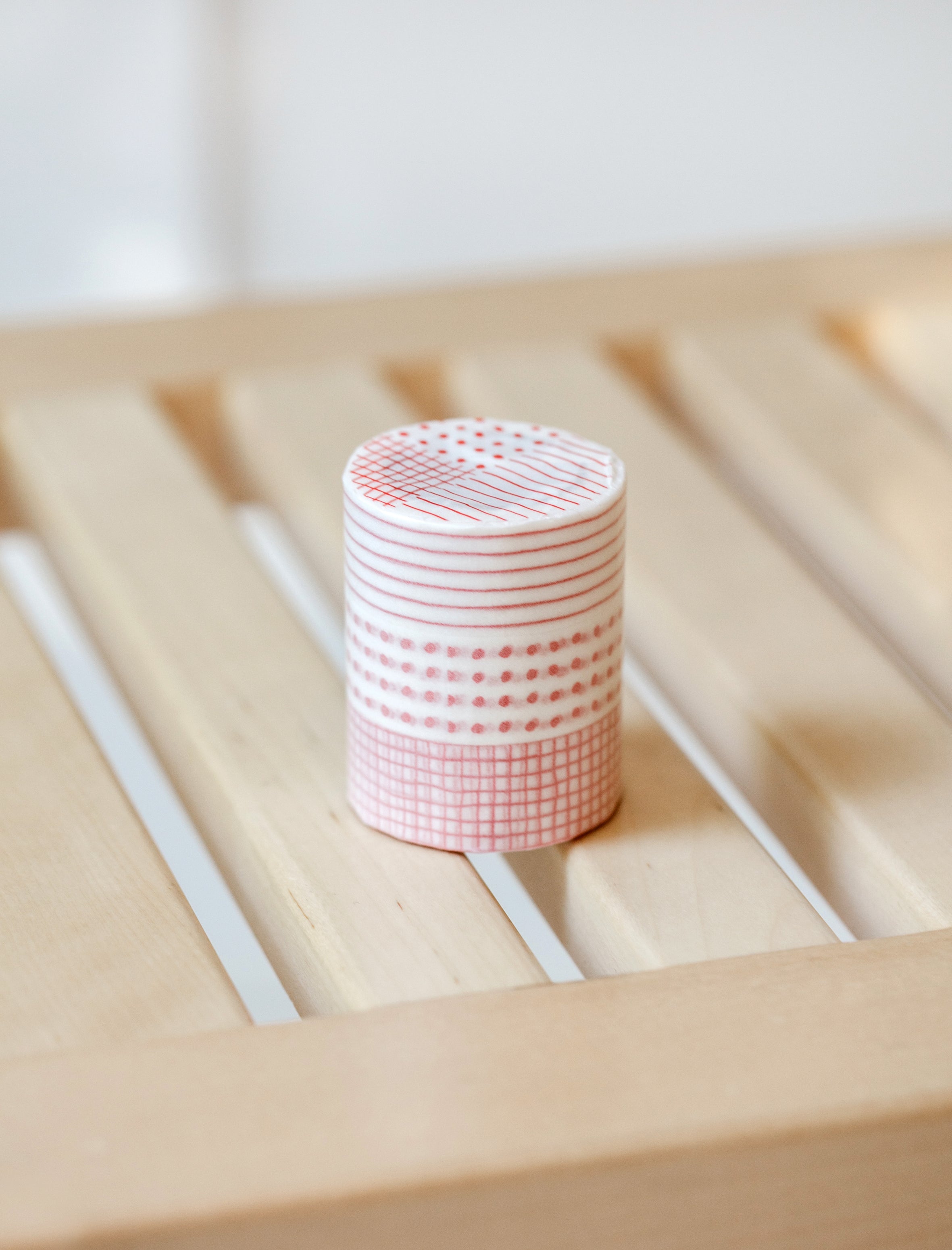 Red Dot, Stripe, Check Washi Tape