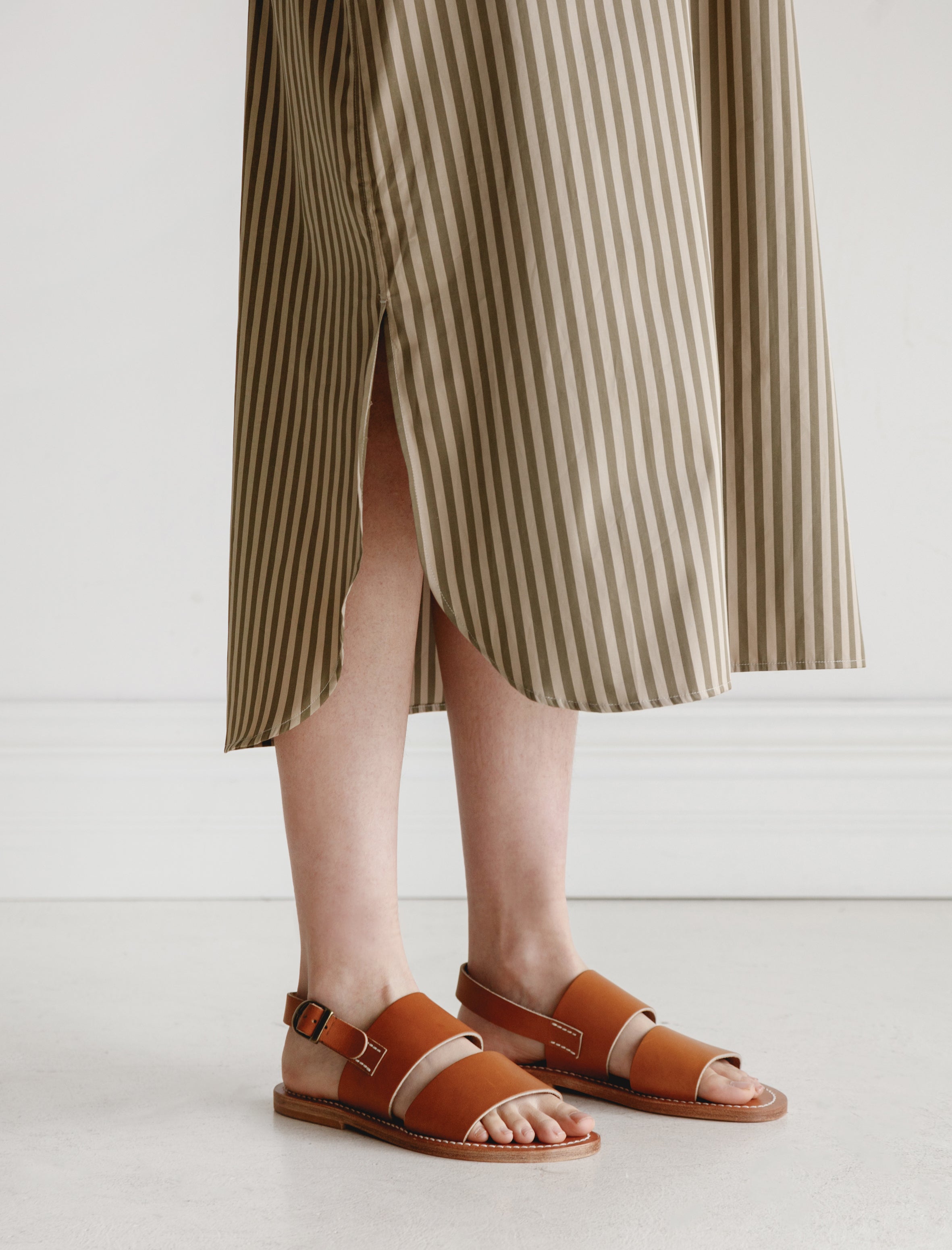 CristaSeya K. Jacques Natural Leather Sandals