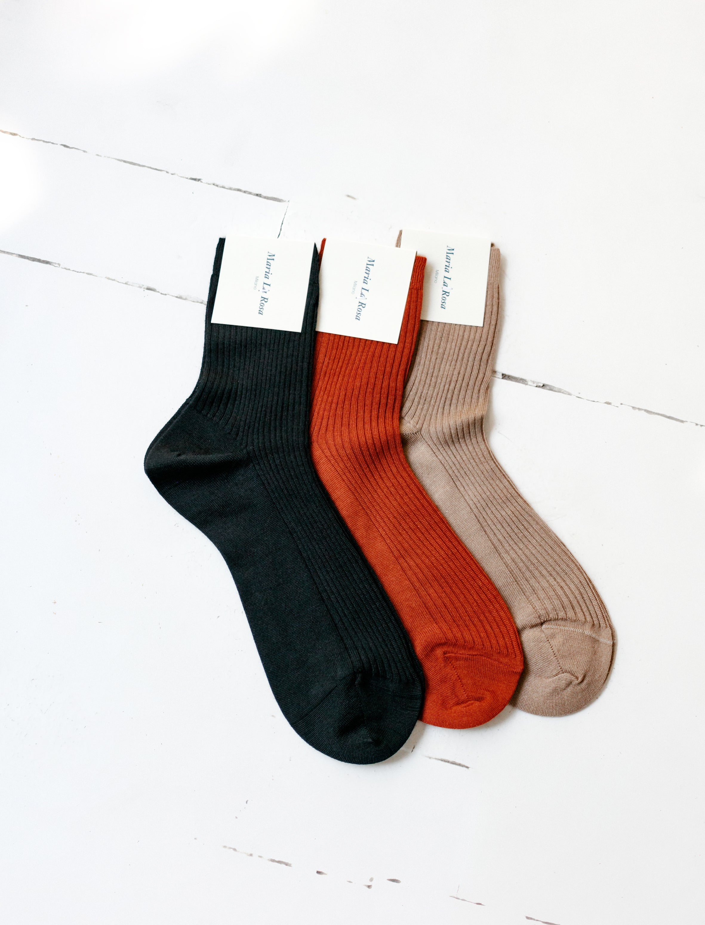 Maria La Rosa English Cashmere/Merino Socks