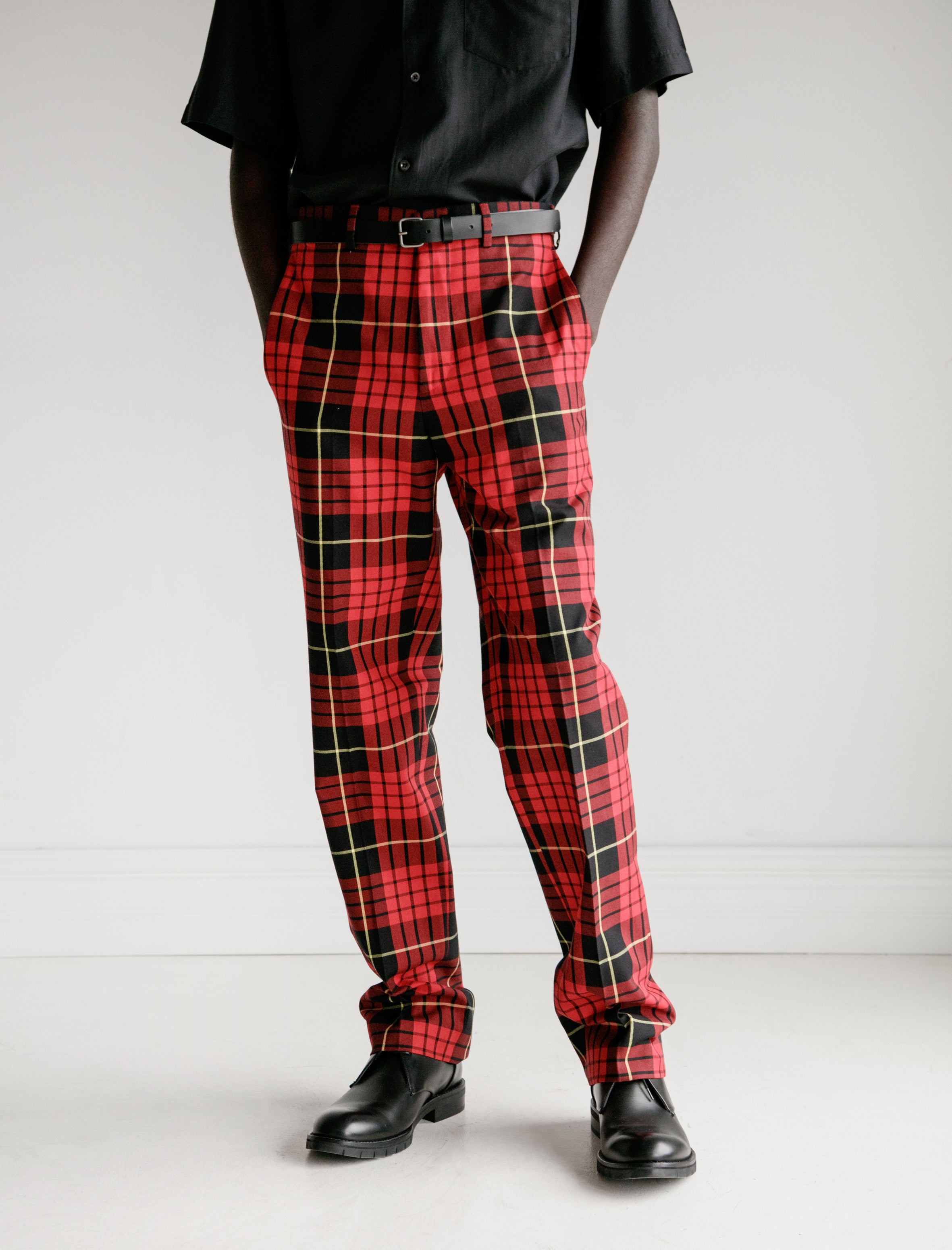 Cobra S.C. Classics Trouser Cotton Twill Red/Black Plaid