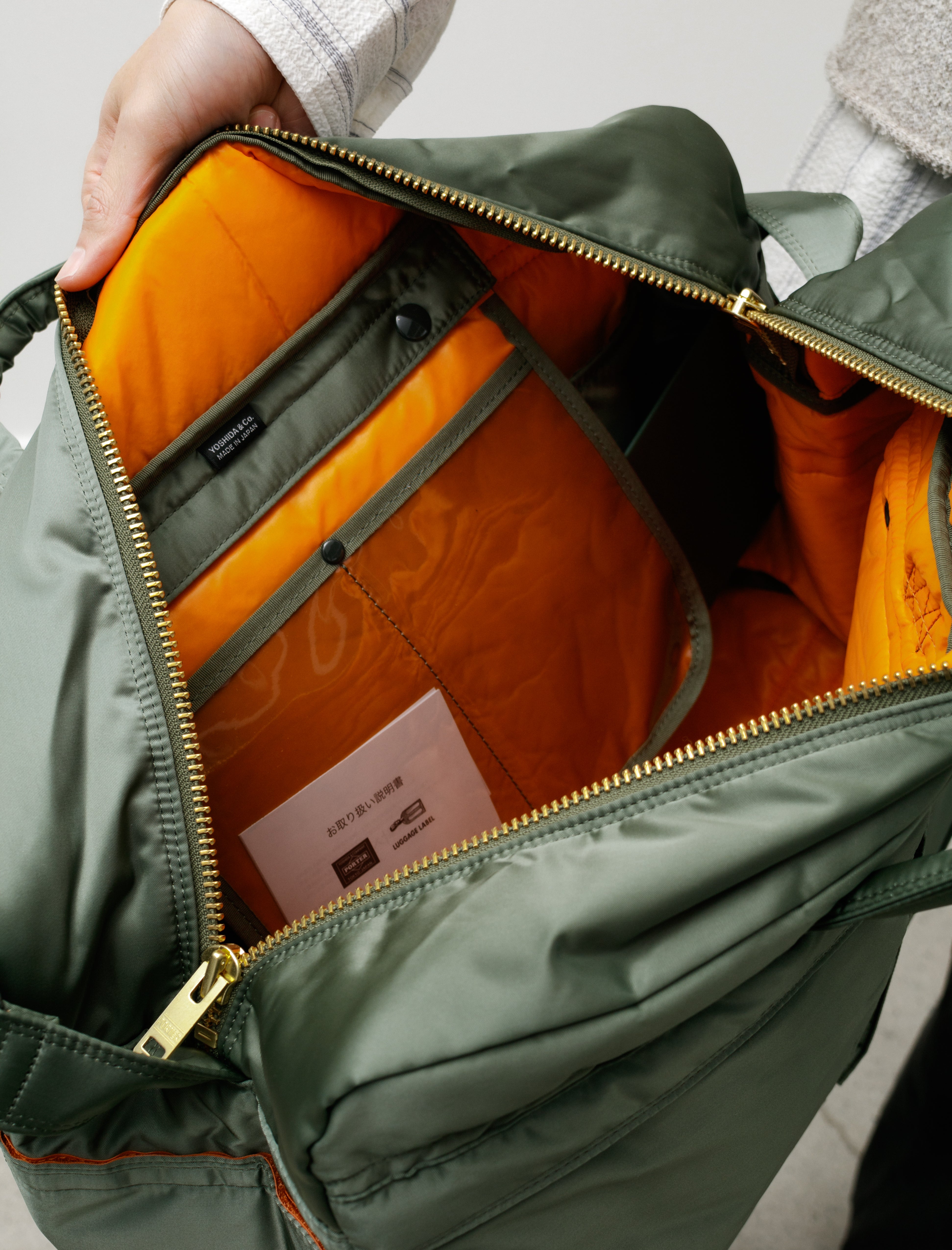 Tanker 2Way Duffle Bag Sage Green