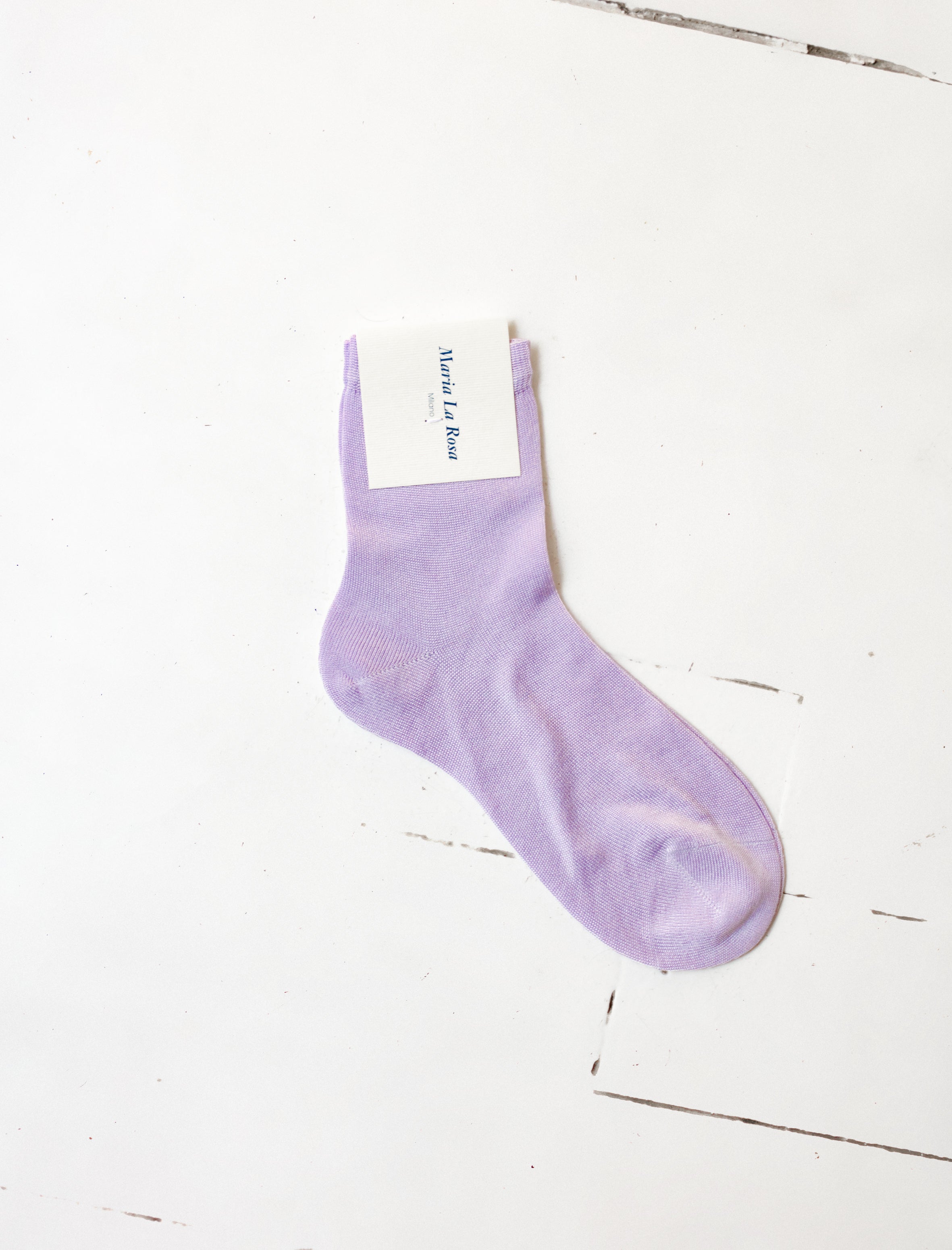 One Ankle Silk Sock