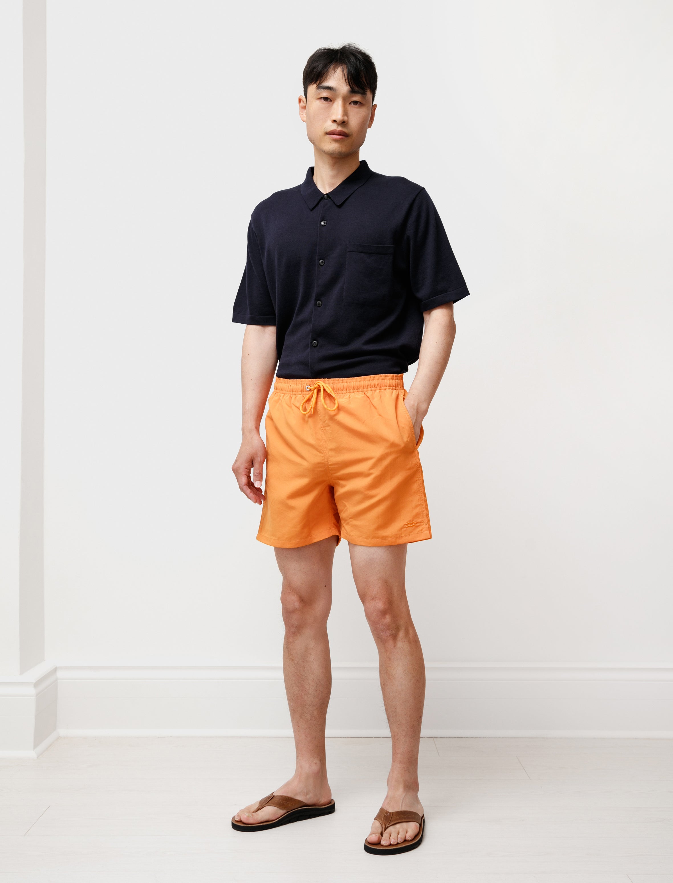 Norse Projects Hauge Swim Shorts Cadmium Orange