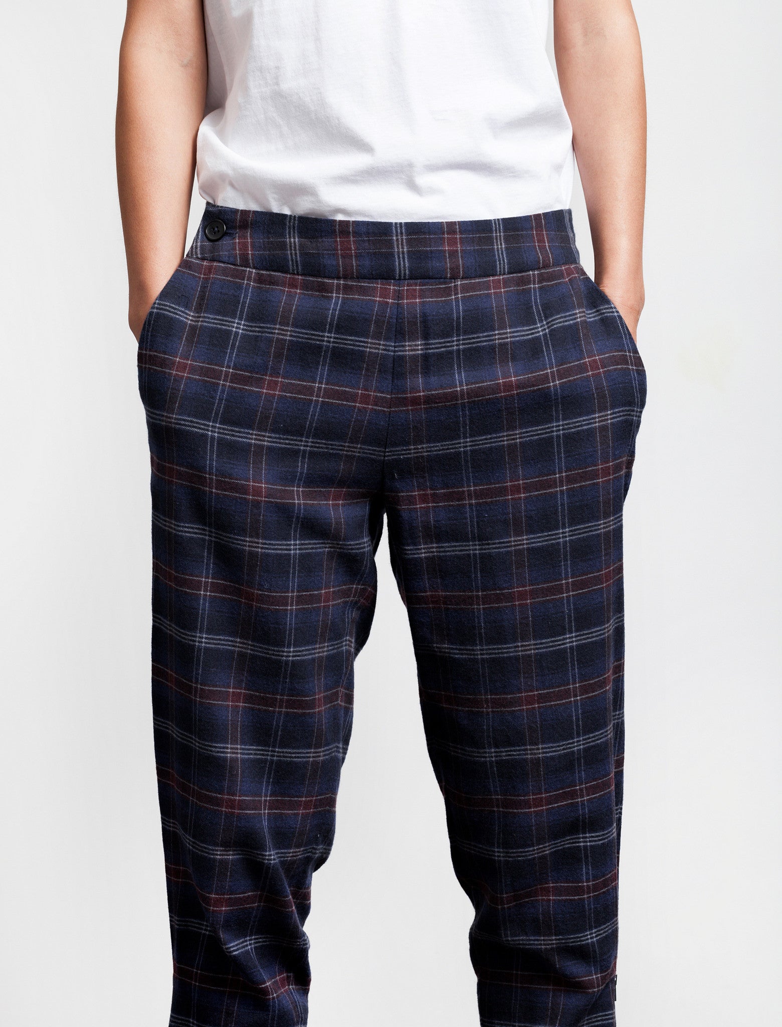 Thakoon Addition Flannel Side Zip Pant