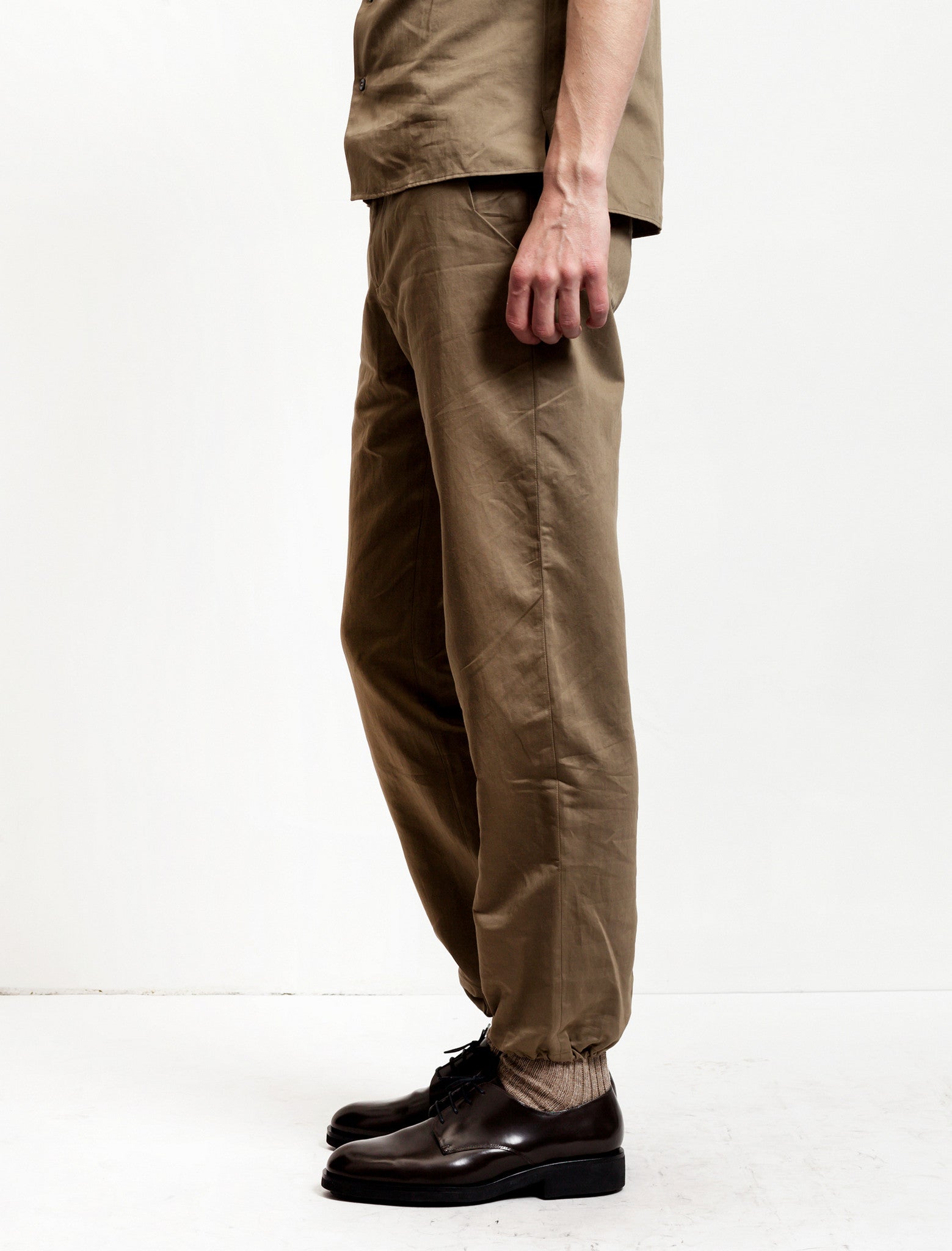 1205 Elasticated Cuff Trouser Khaki